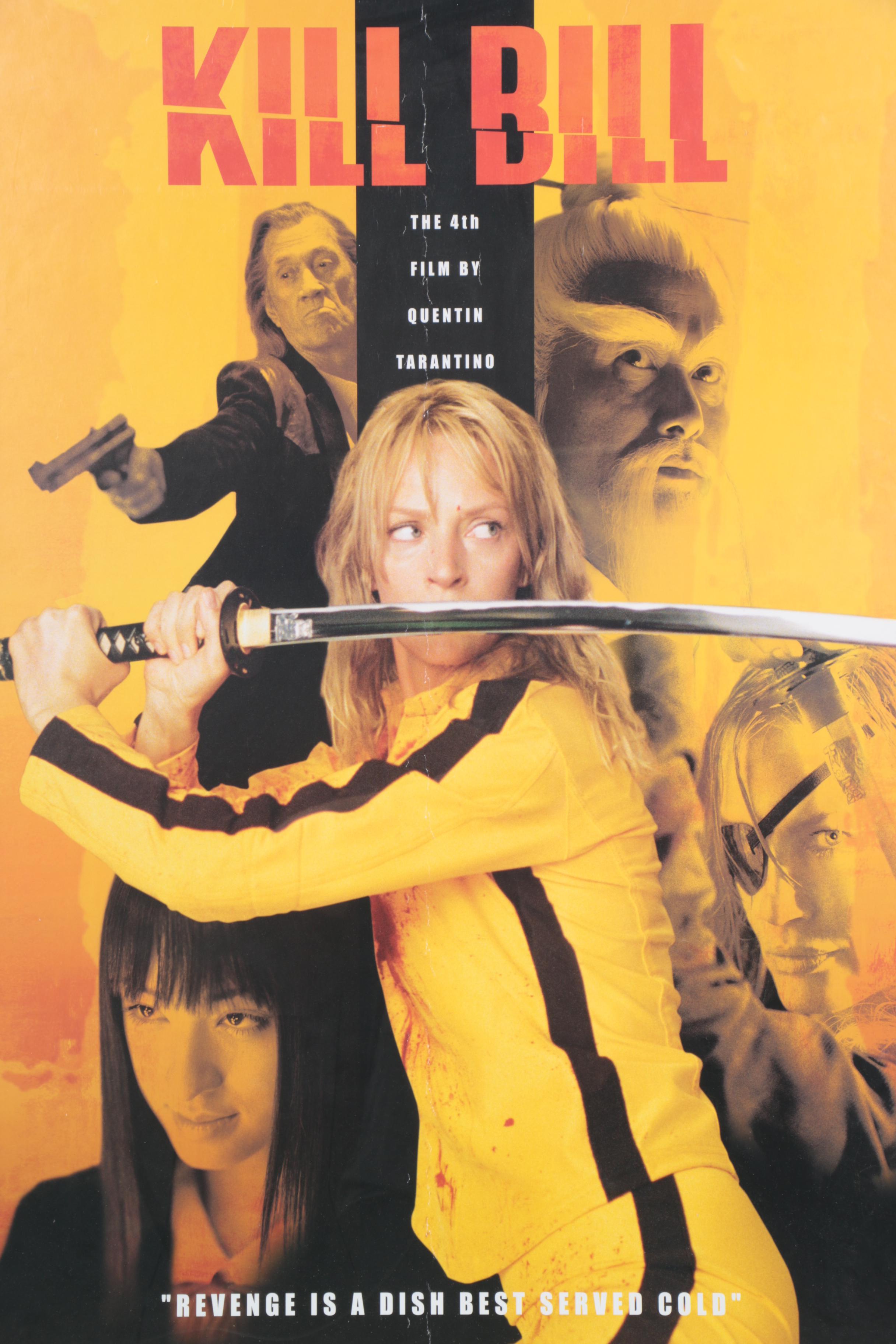 Framed Offset Lithograph Movie Poster for Kill Bill