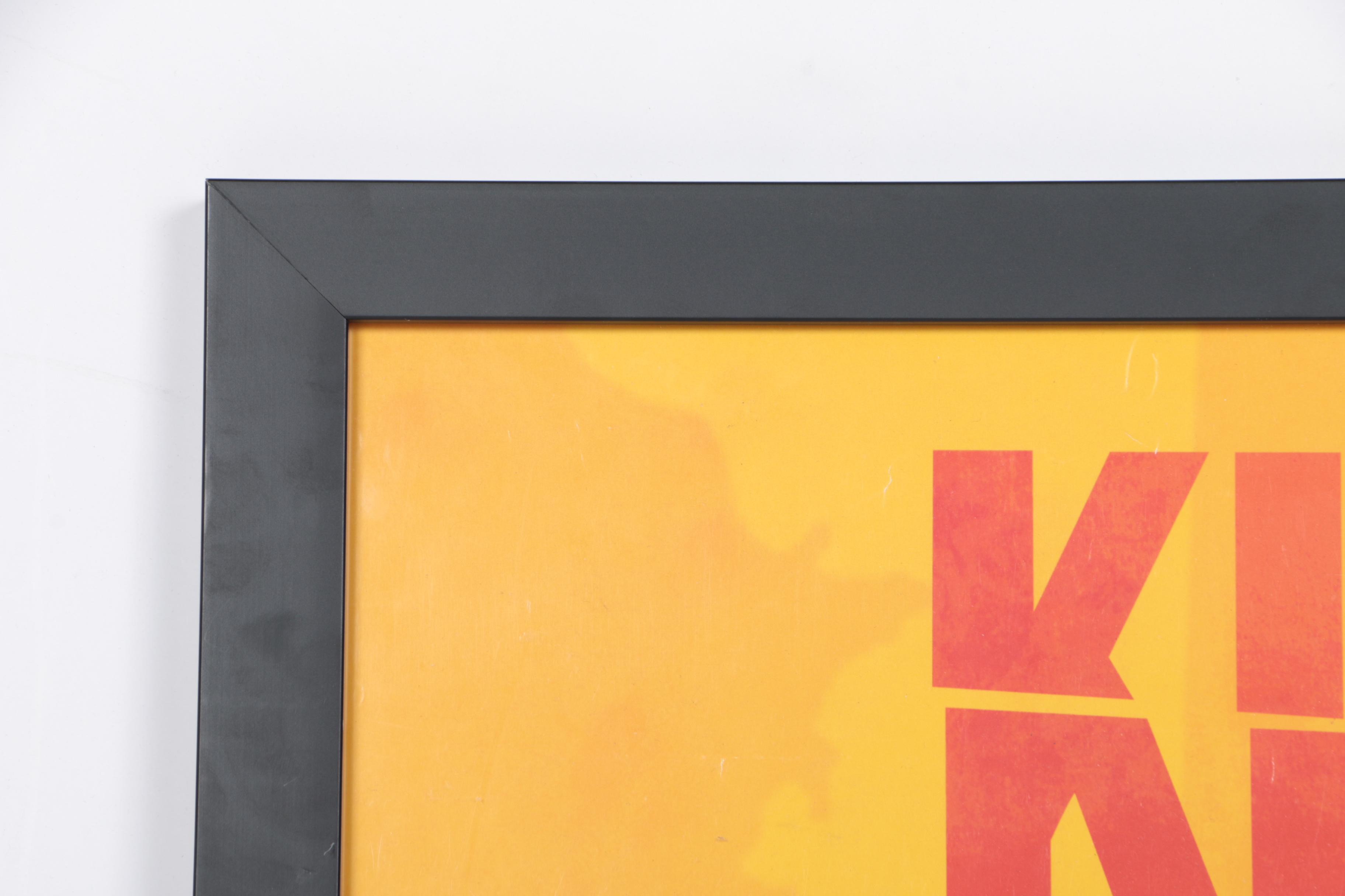 Framed Offset Lithograph Movie Poster for Kill Bill