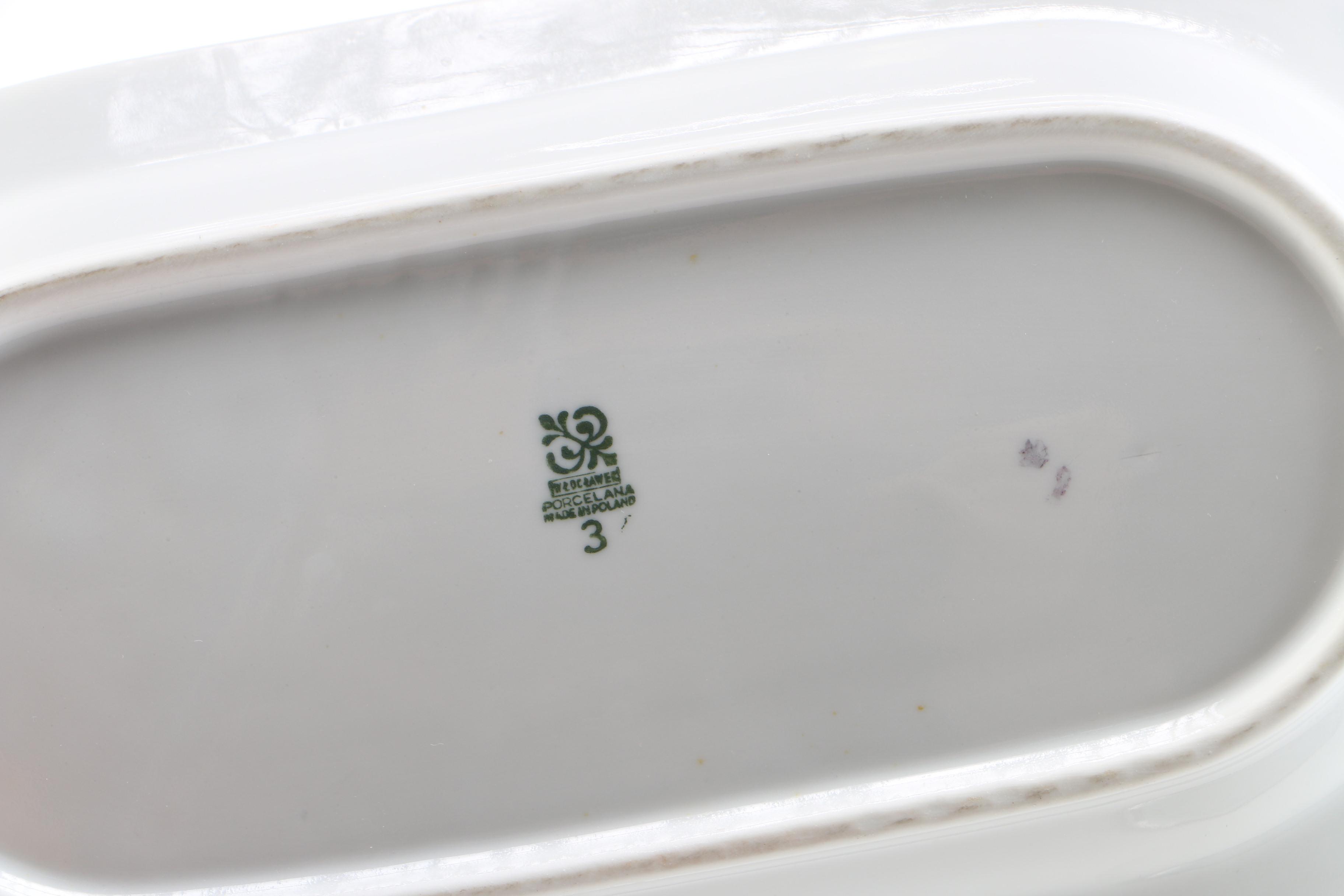 Set of Polish Porcelain Tableware