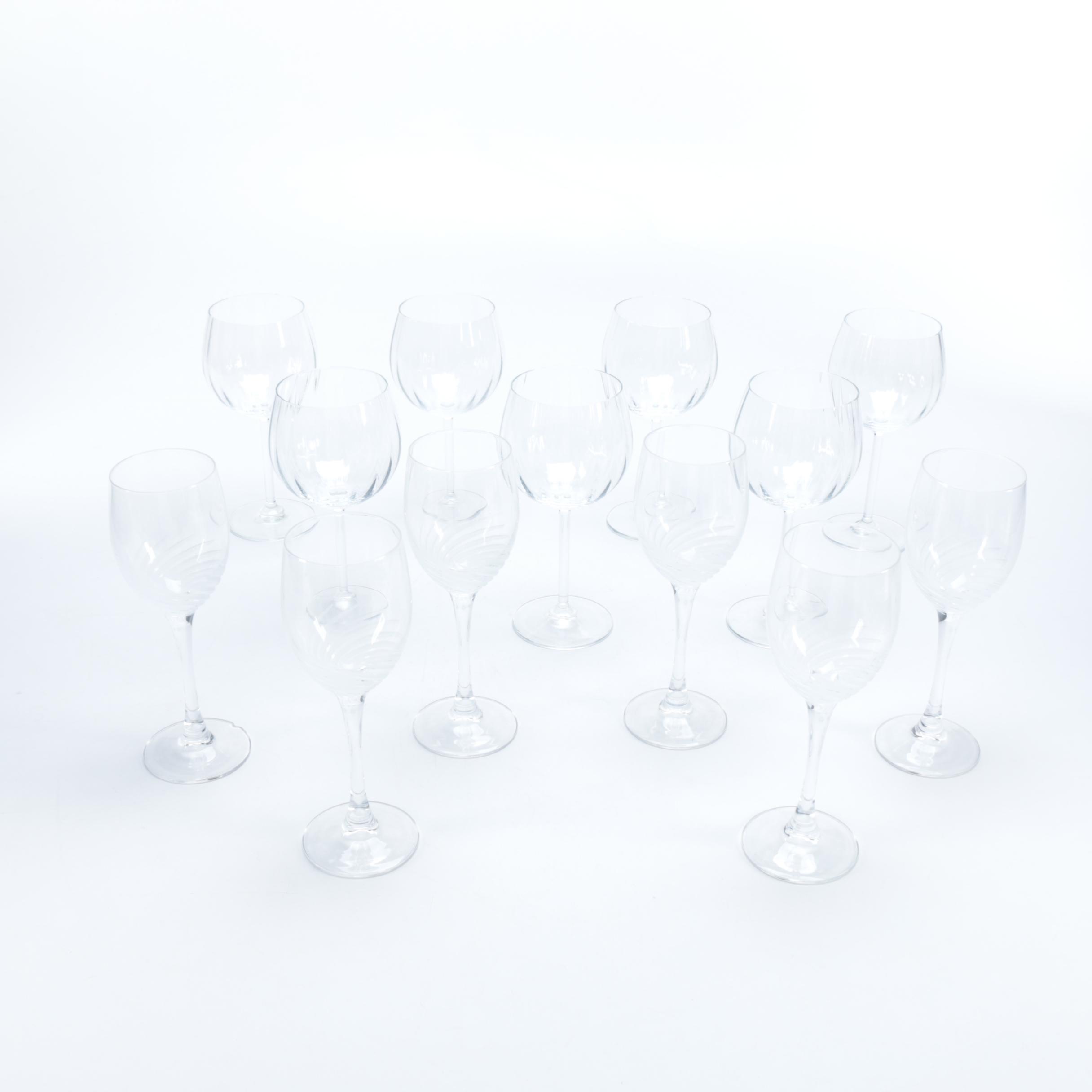 Group of Assorted Wine Glasses