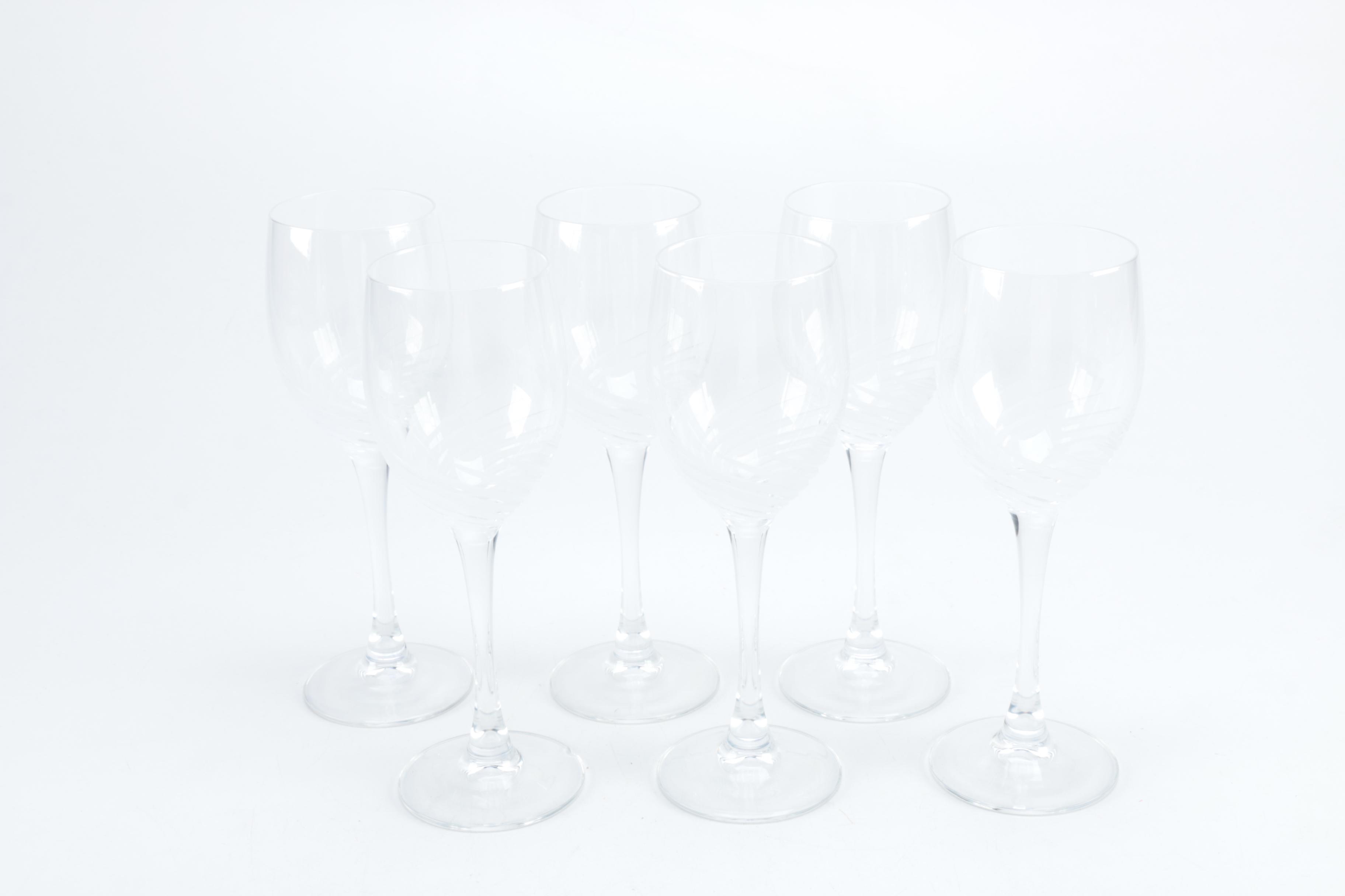 Group of Assorted Wine Glasses