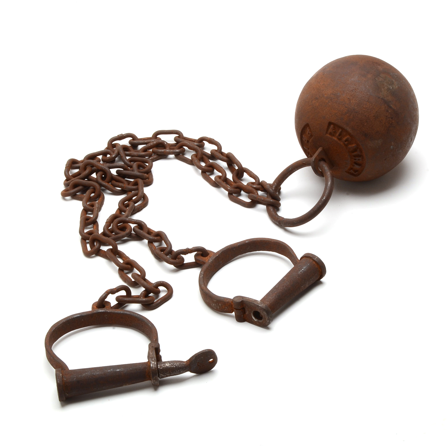 Iron Ball and Chain From Alcatraz Prison Fantasy Piece
