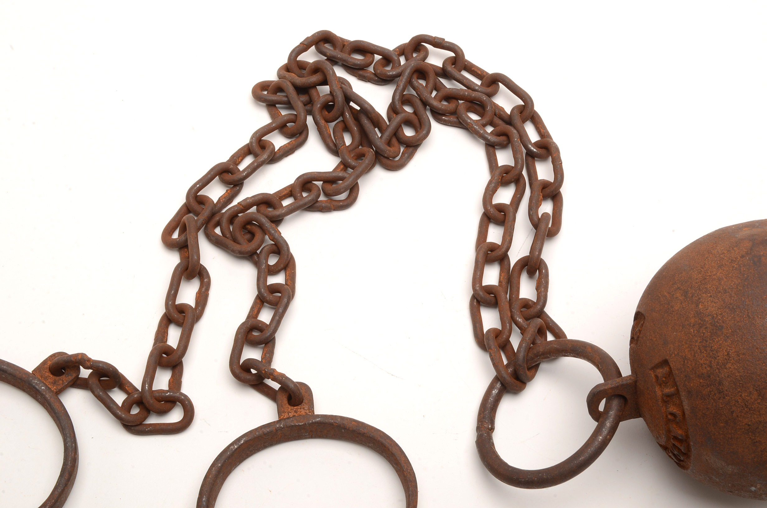 Iron Ball and Chain From Alcatraz Prison Fantasy Piece