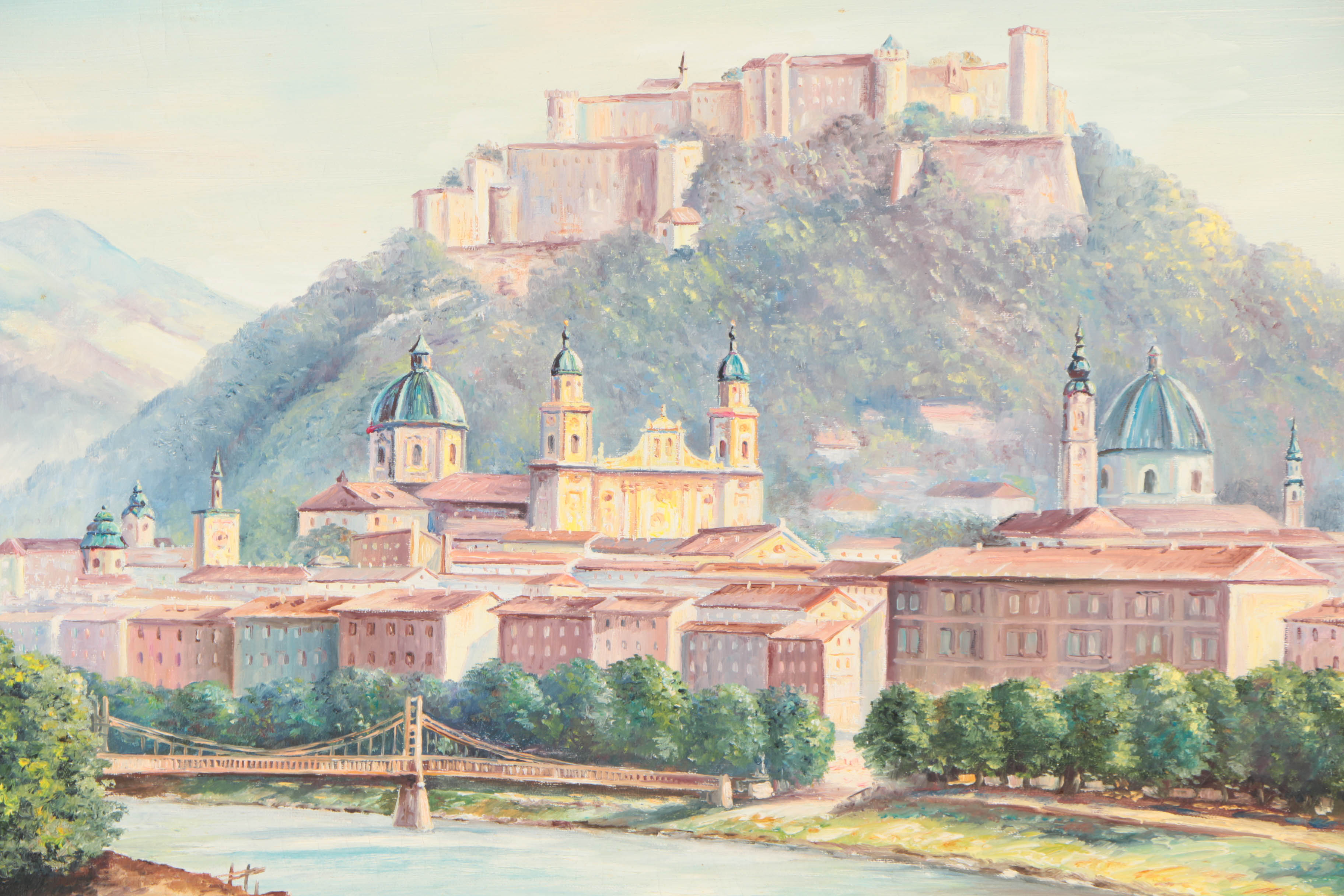 Okreno Oil Painting on Canvas of a European Landscape
