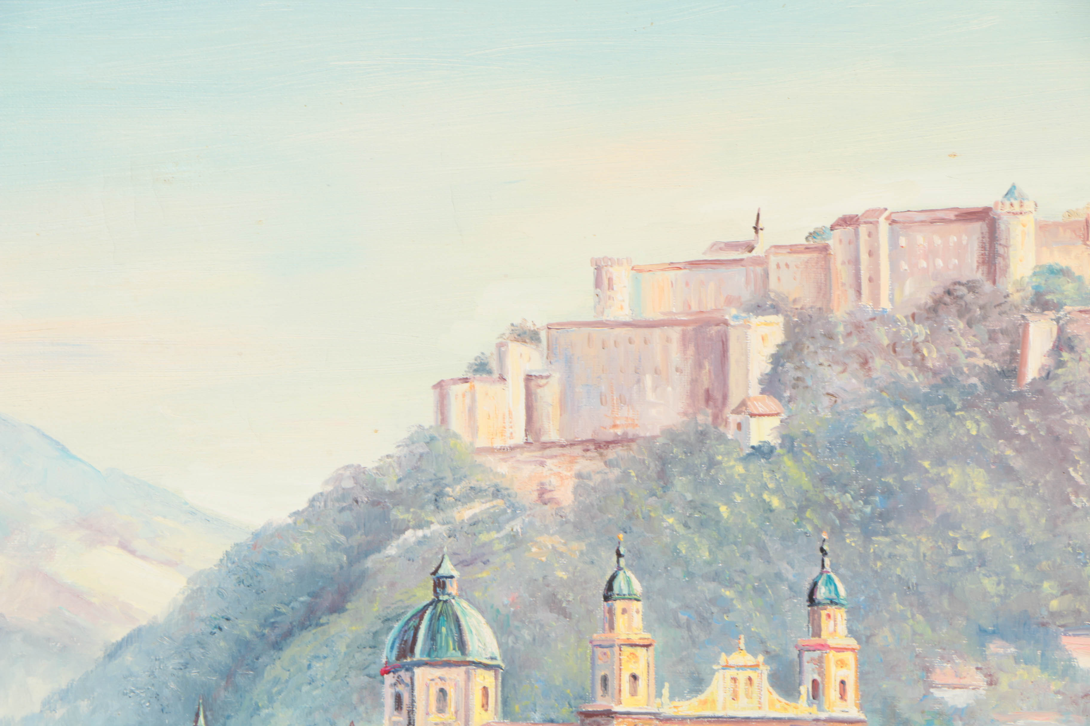 Okreno Oil Painting on Canvas of a European Landscape