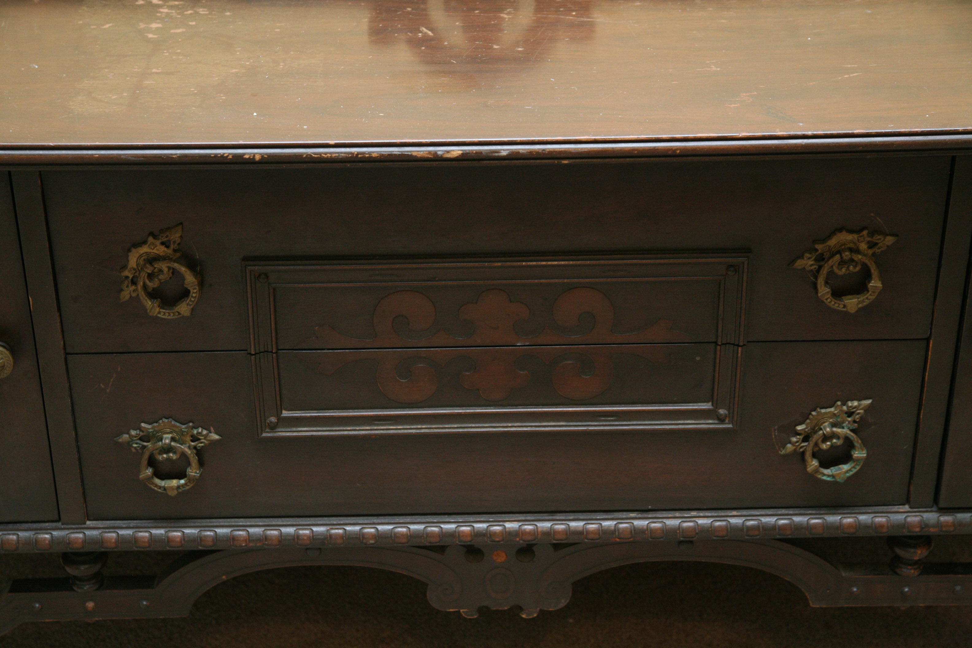 Vintage Wooden TV Stand