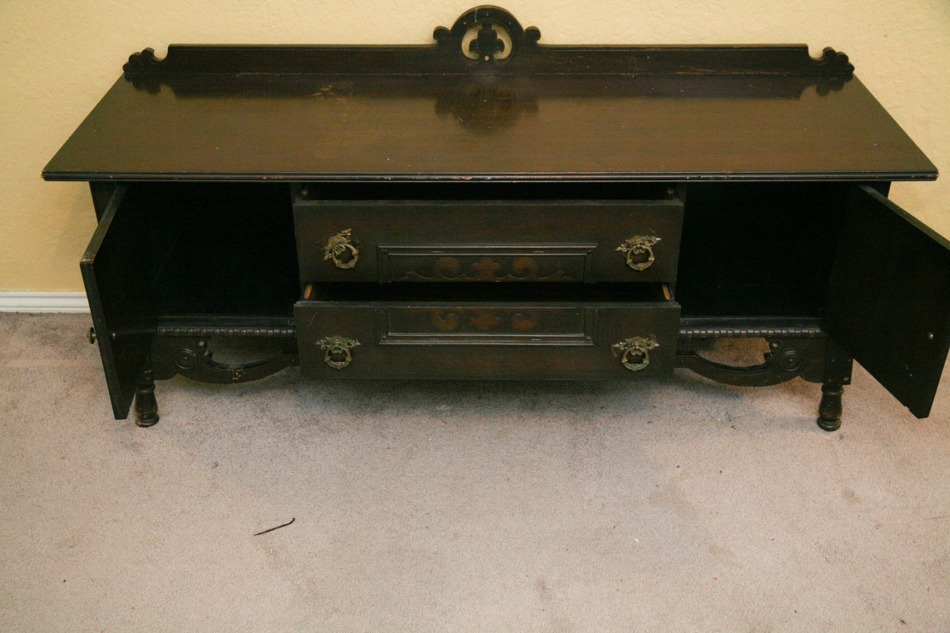 Vintage Wooden TV Stand
