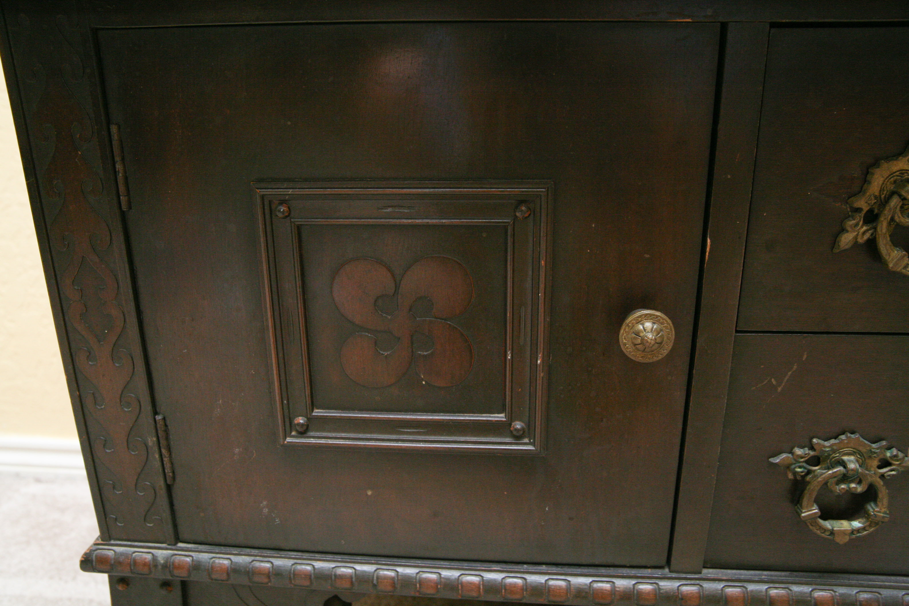 Vintage Wooden TV Stand