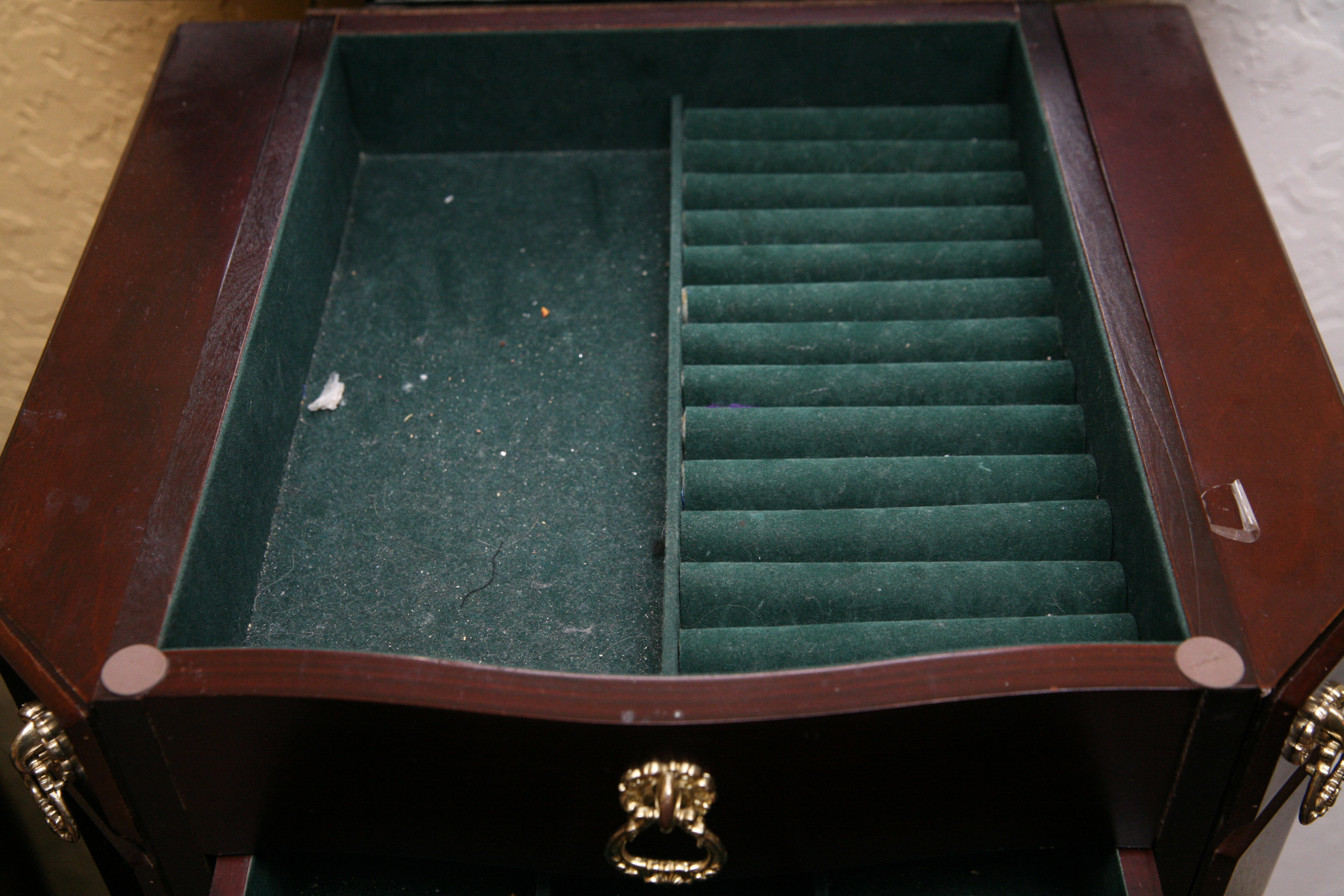 Wooden Jewelry Armoire