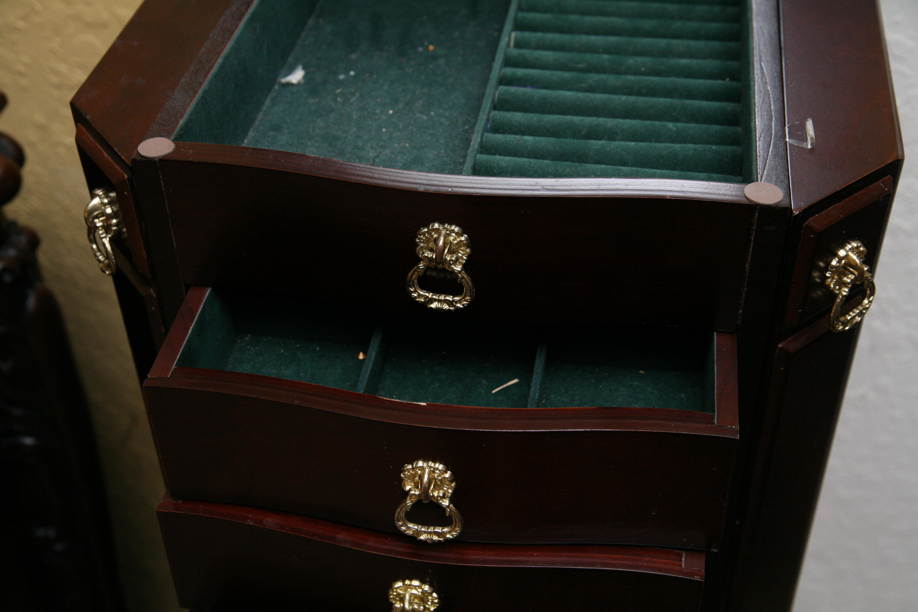 Wooden Jewelry Armoire