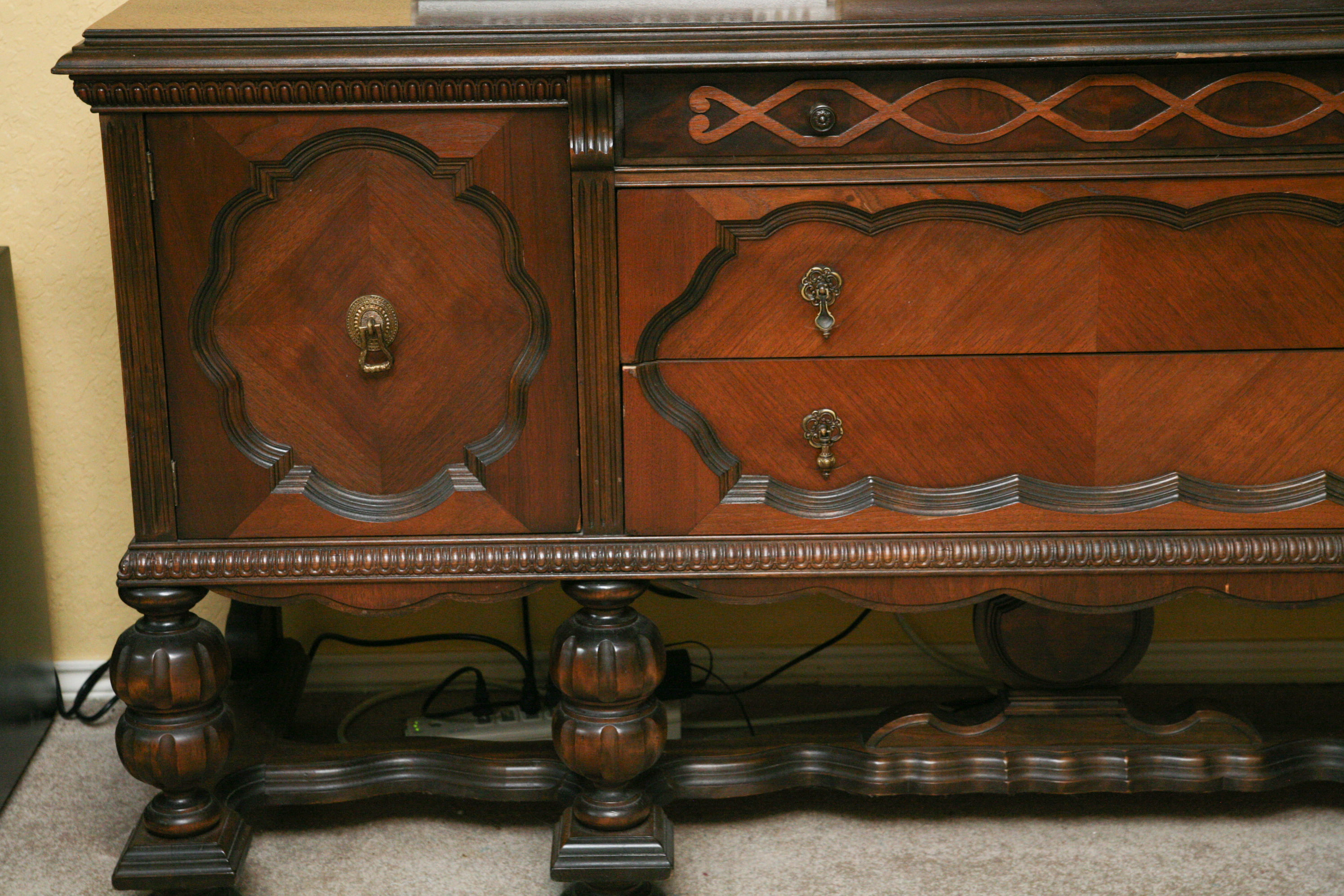 Vintage Wooden Buffet