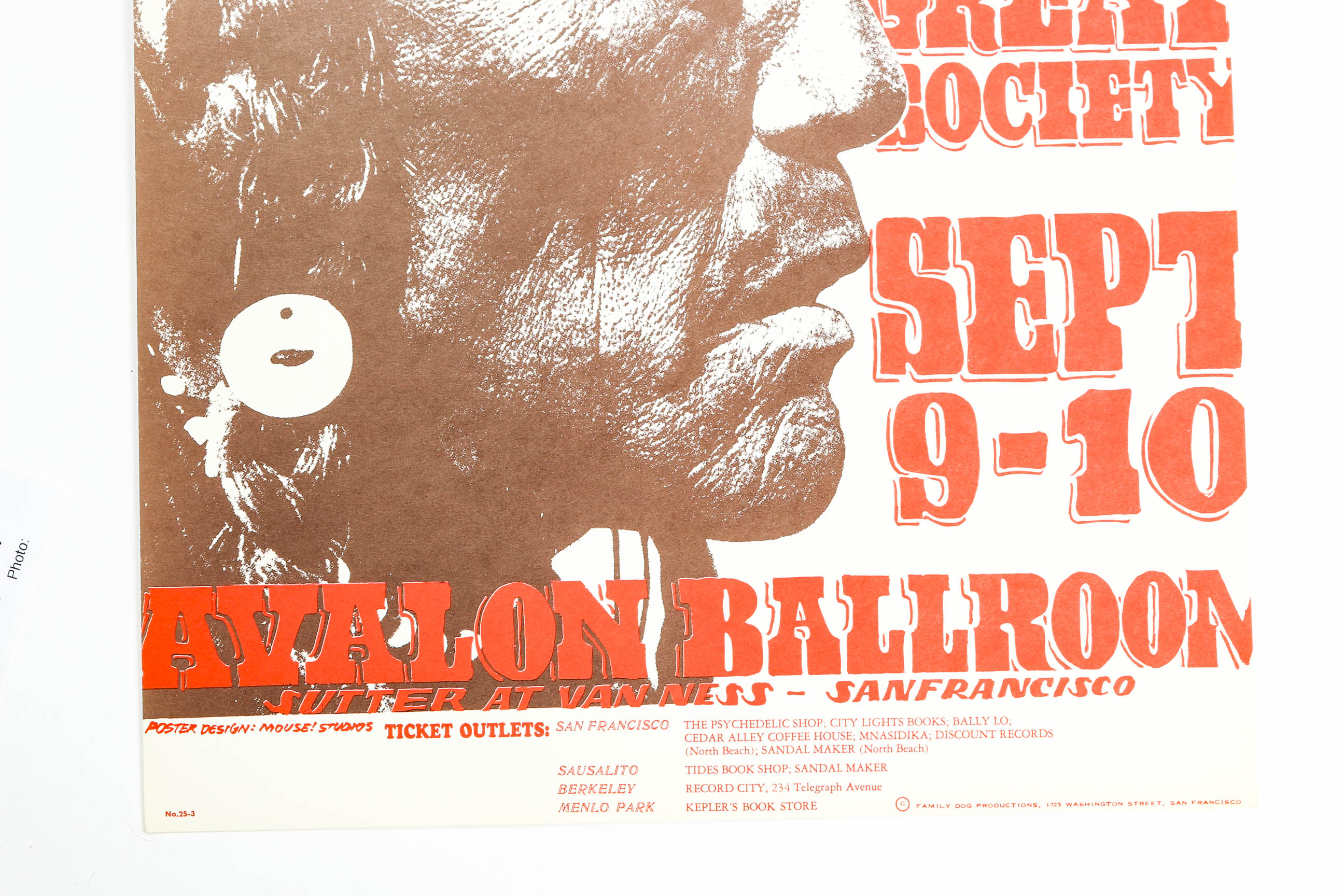 The Quicksilver Messenger Service & The Great Society Poster