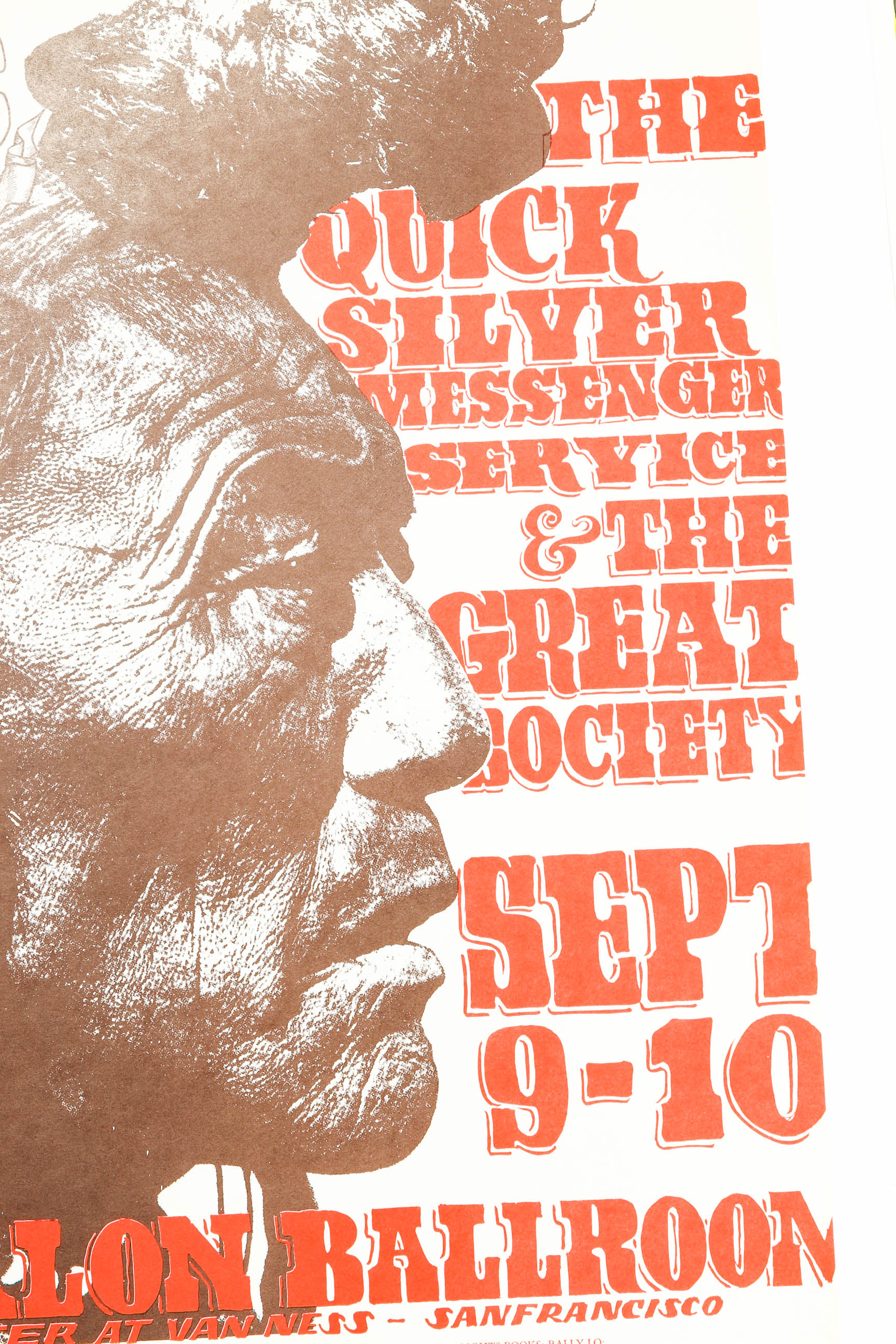 The Quicksilver Messenger Service & The Great Society Poster