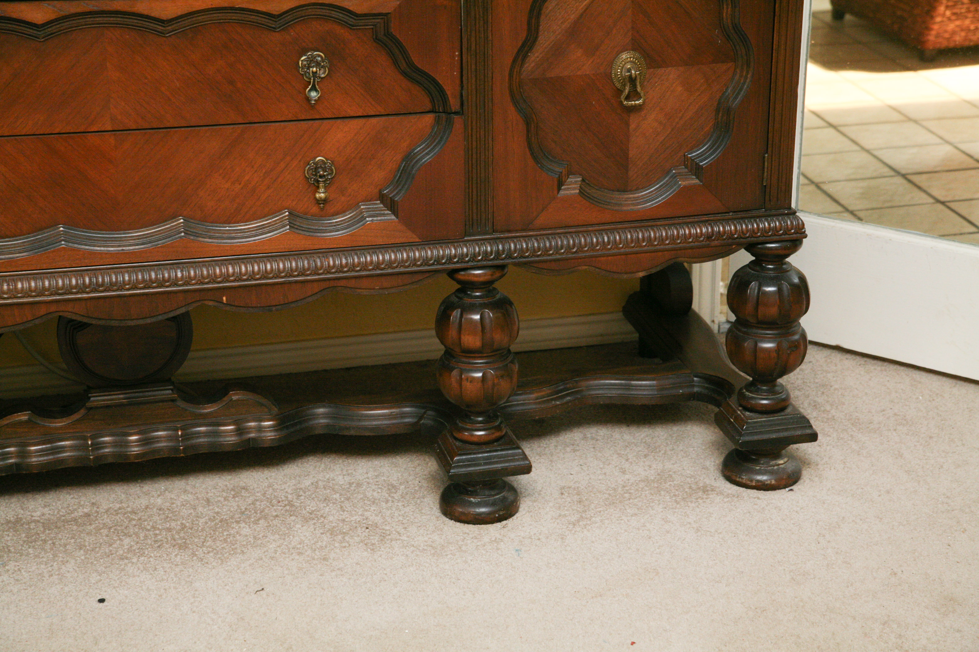 Vintage Wooden Buffet