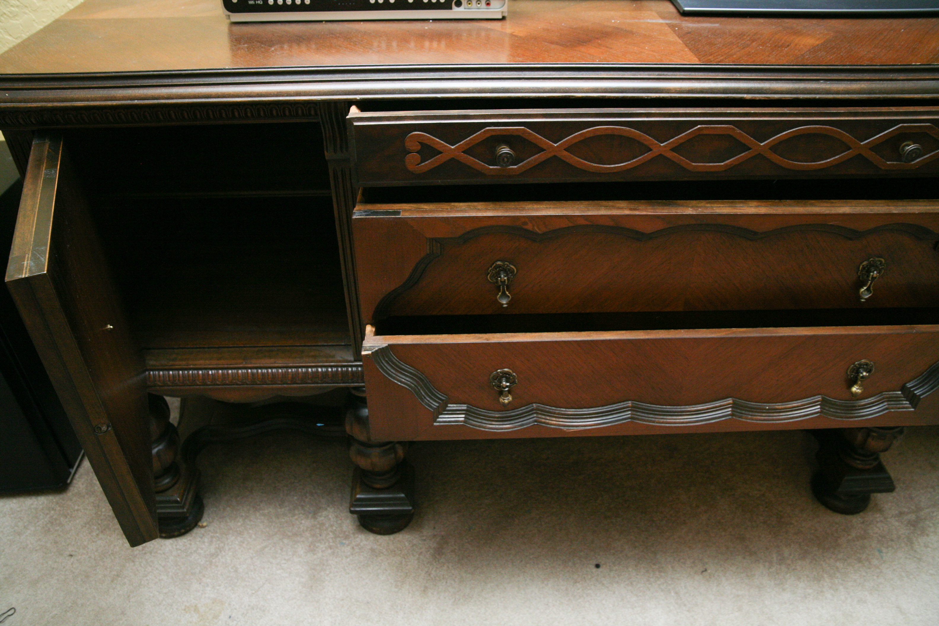 Vintage Wooden Buffet