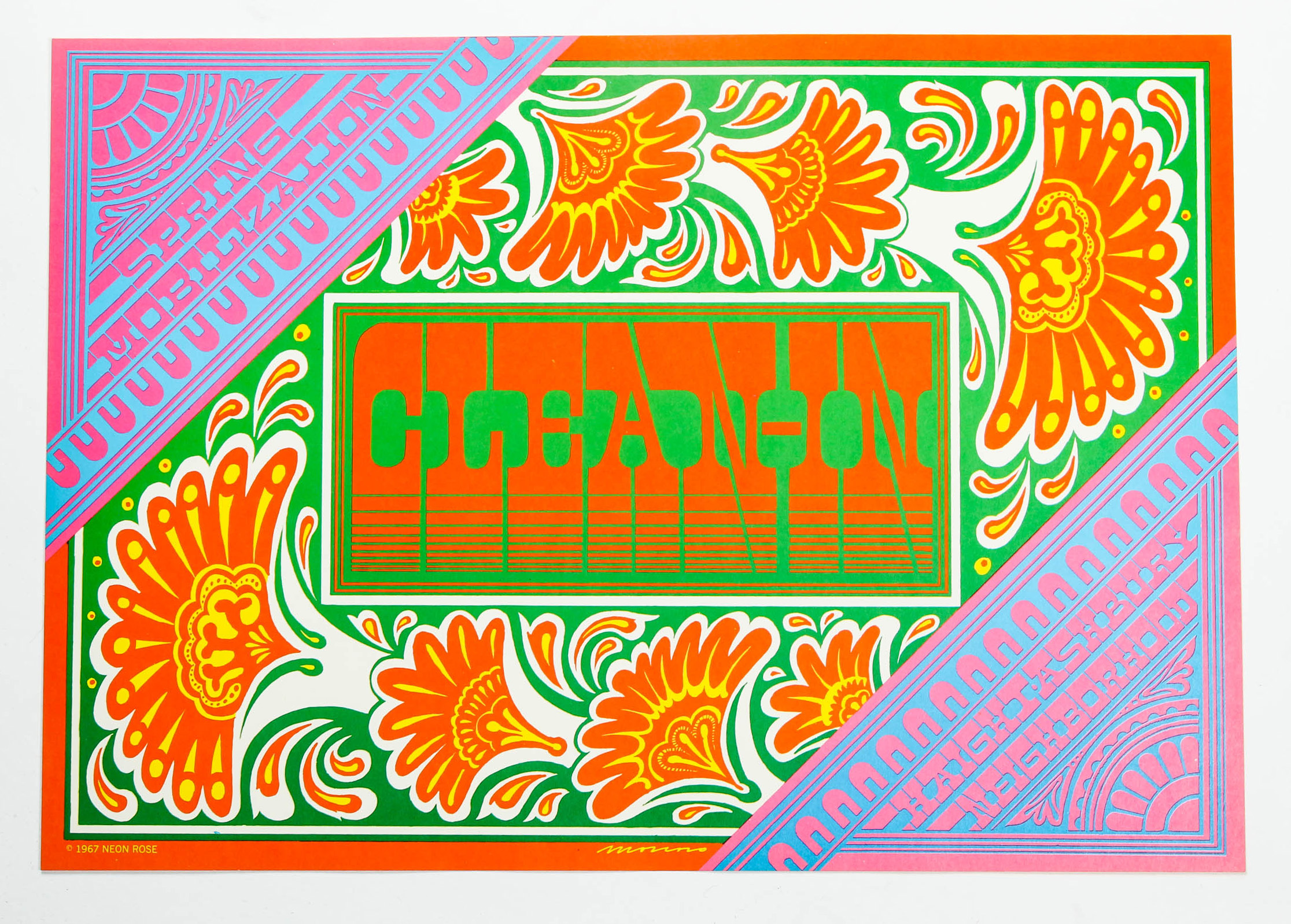 Offset Lithograph Poster After Victor Moscoso