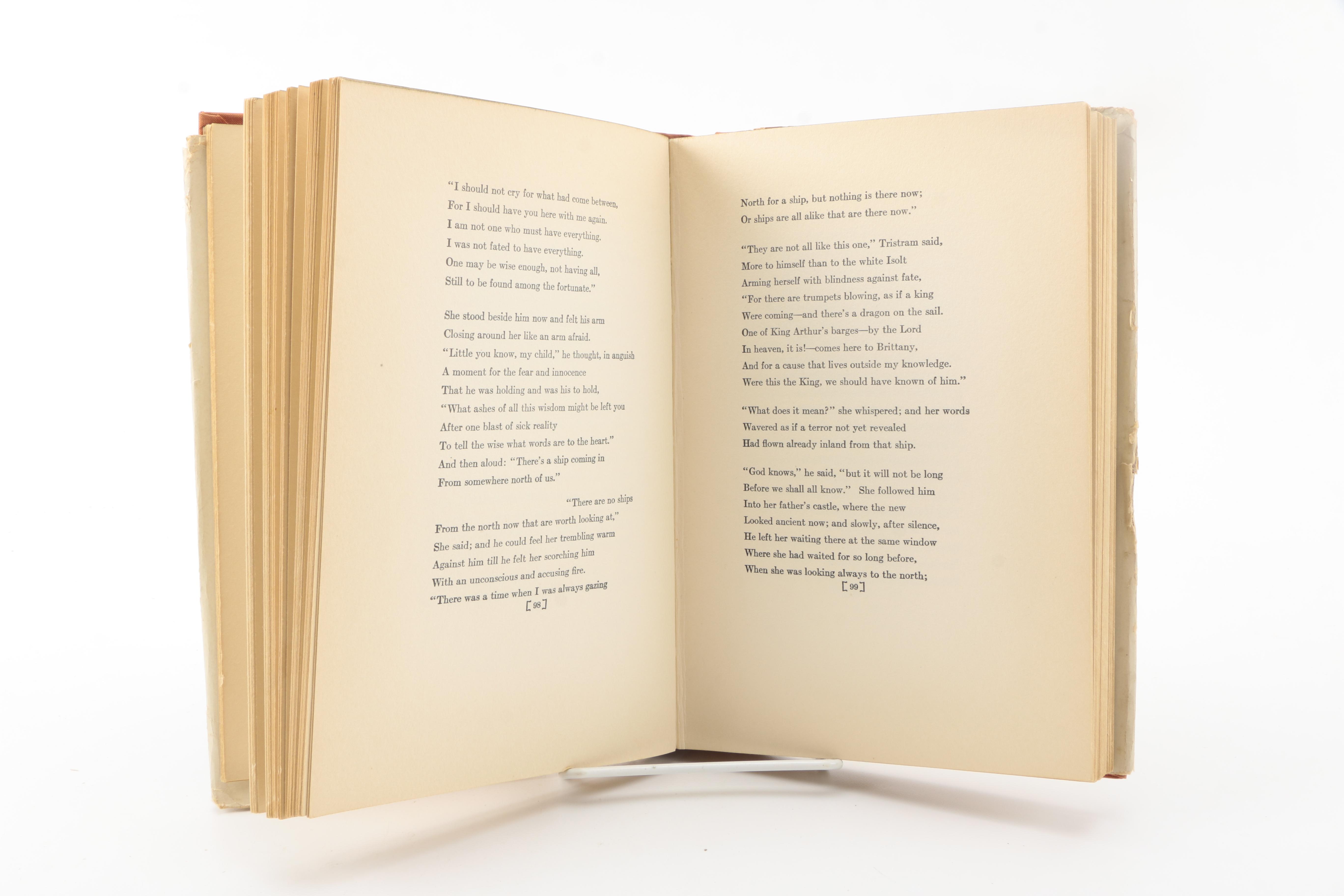 1937 "Tristam" by Edwin Arlington Robinson