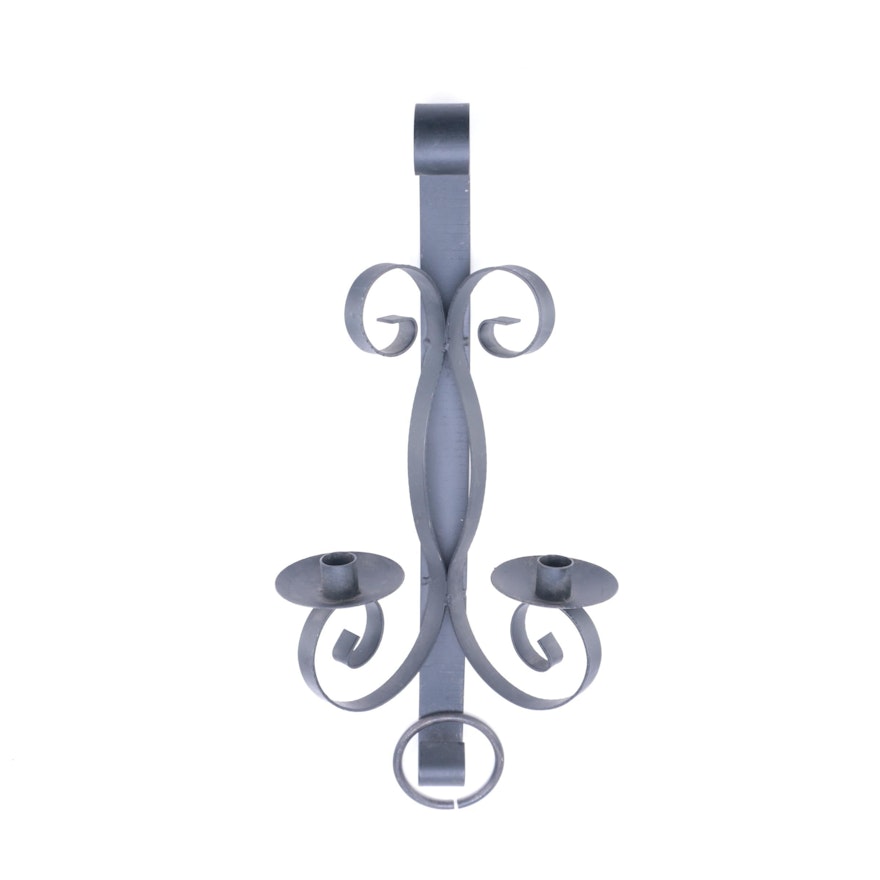 Metal Wall Candle Sconce