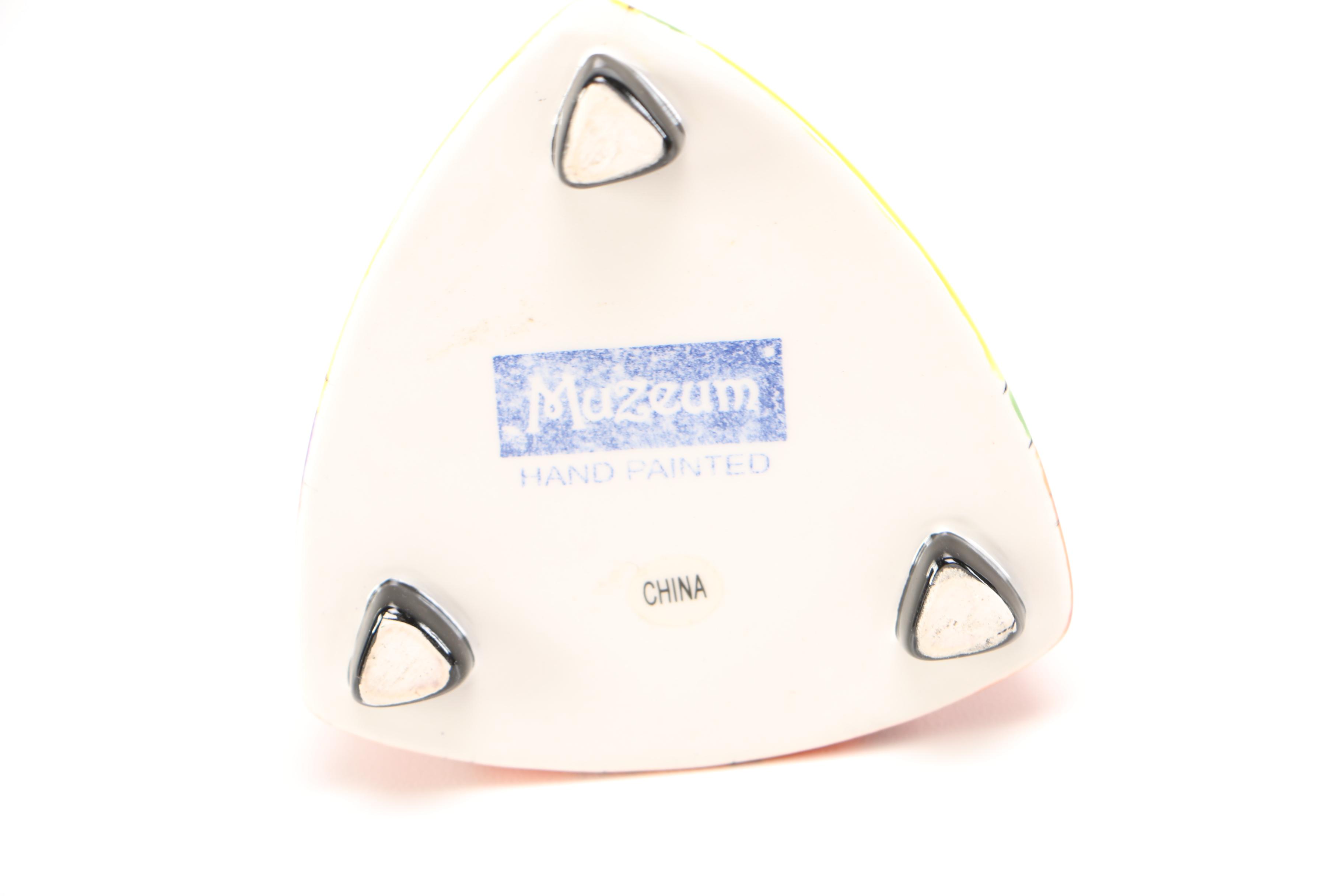 Decorative Ceramic Boxes, Including Muzeum