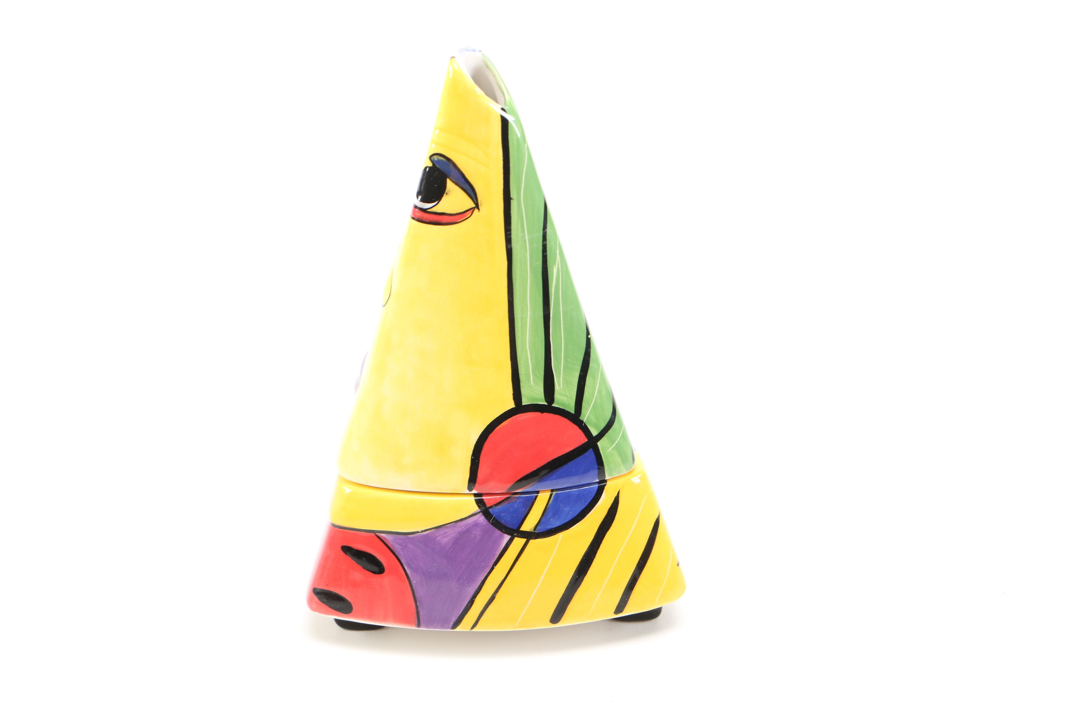 Decorative Ceramic Boxes, Including Muzeum