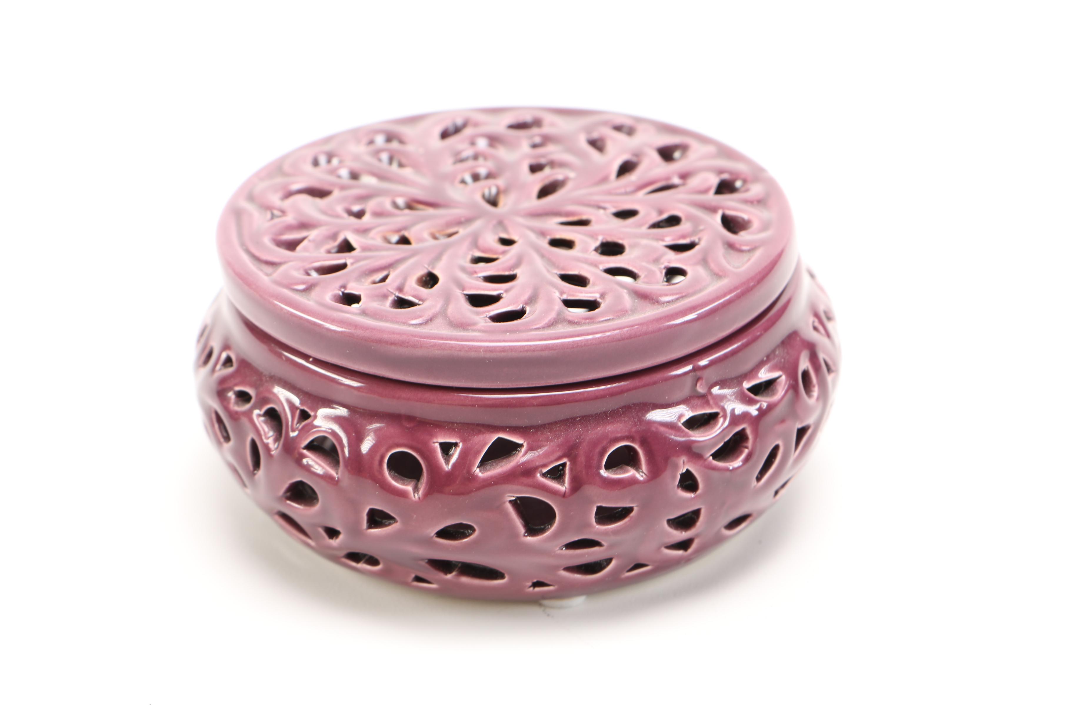 Decorative Ceramic Boxes, Including Muzeum