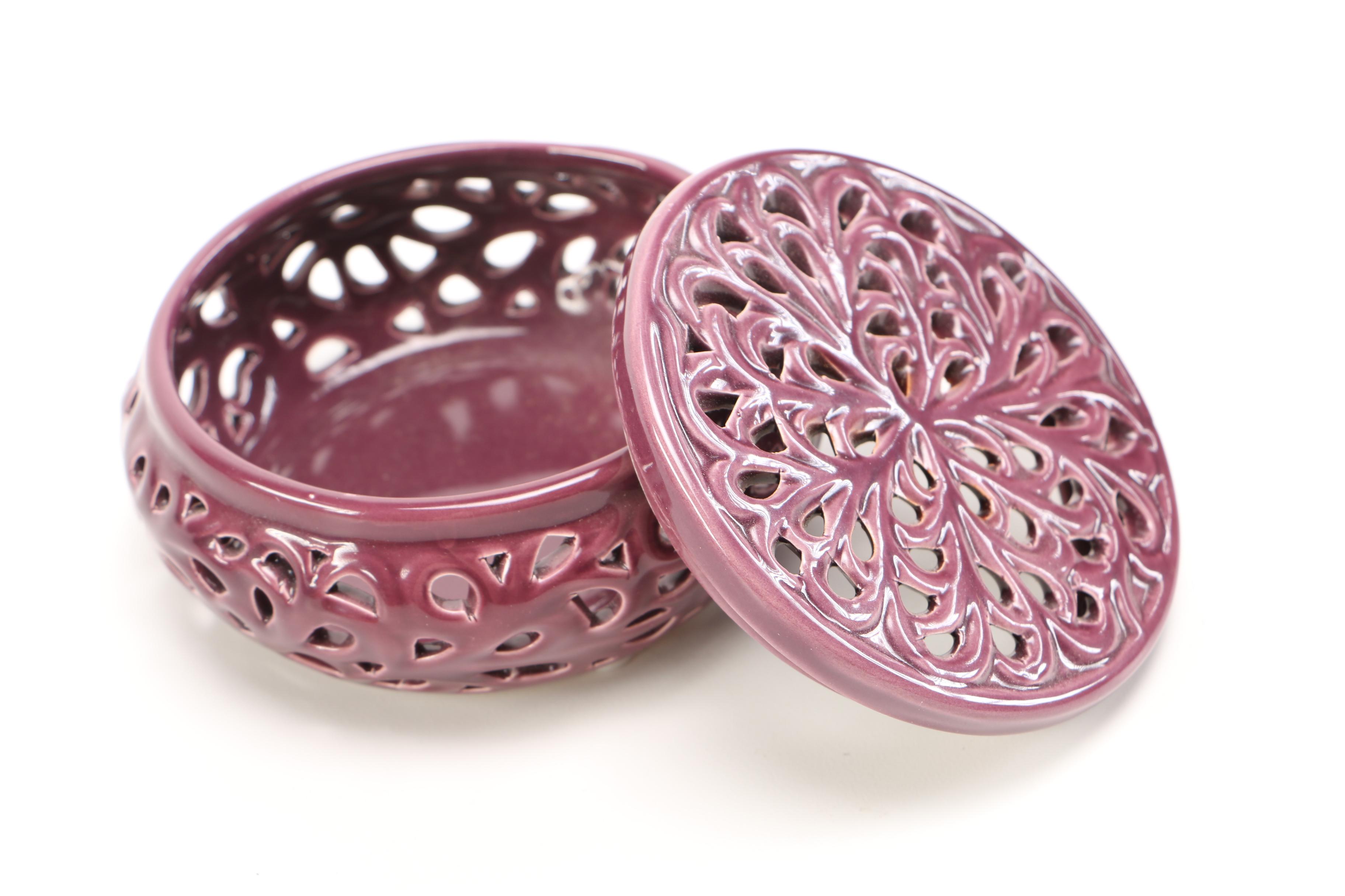 Decorative Ceramic Boxes, Including Muzeum