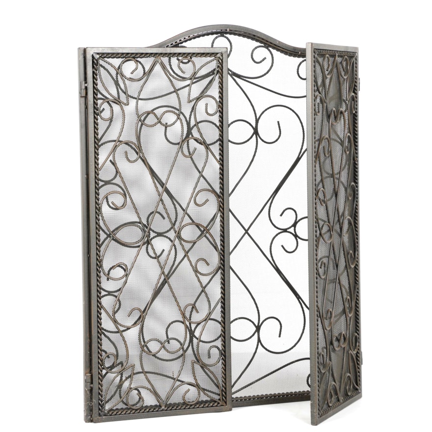 Cast Iron Fireplace Screen