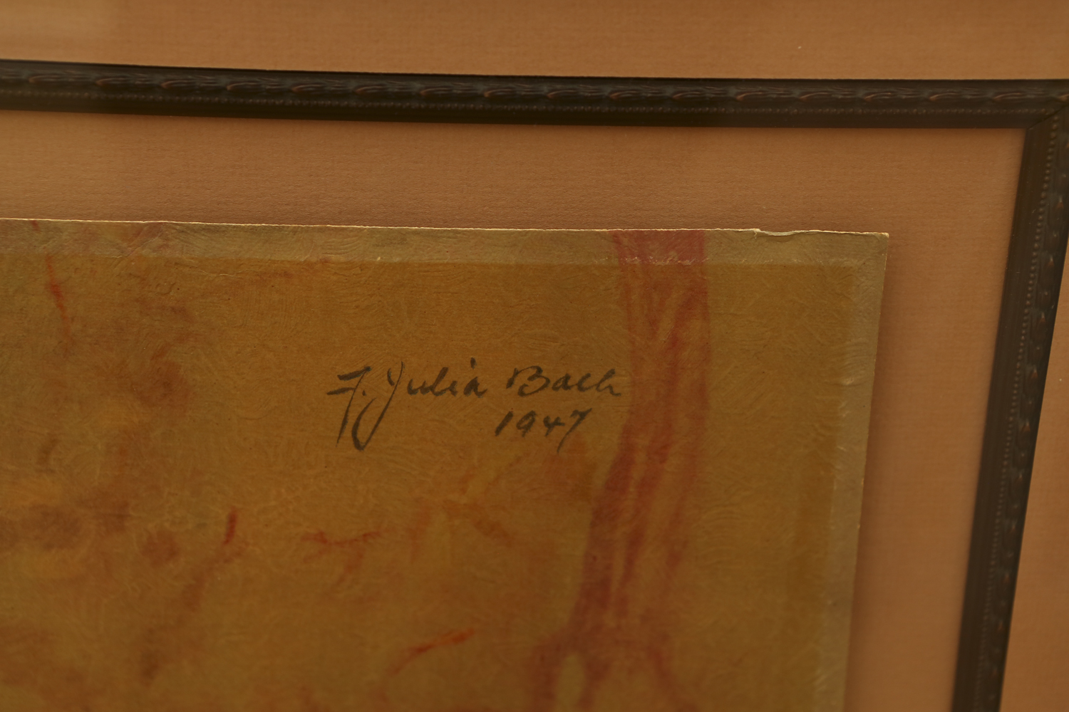 F. Julia Bach "Oriental Magnolias" Framed Print