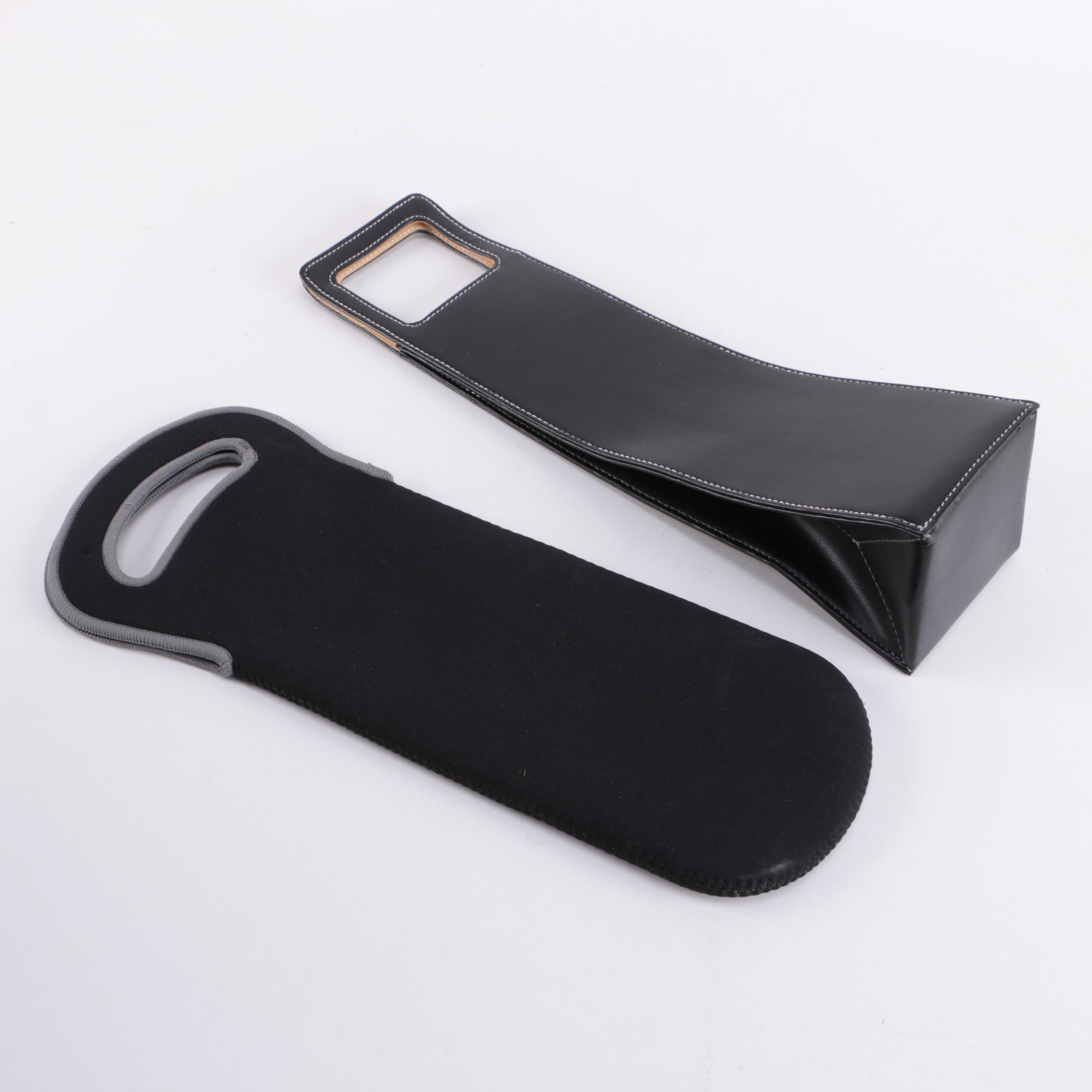 Wine Accessories Including Pottery Barn Velvet Wine Bag