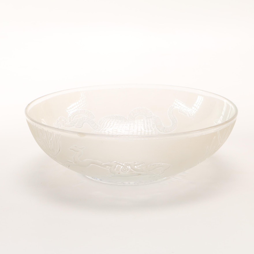 Image Co. Frosted Glass Bowl