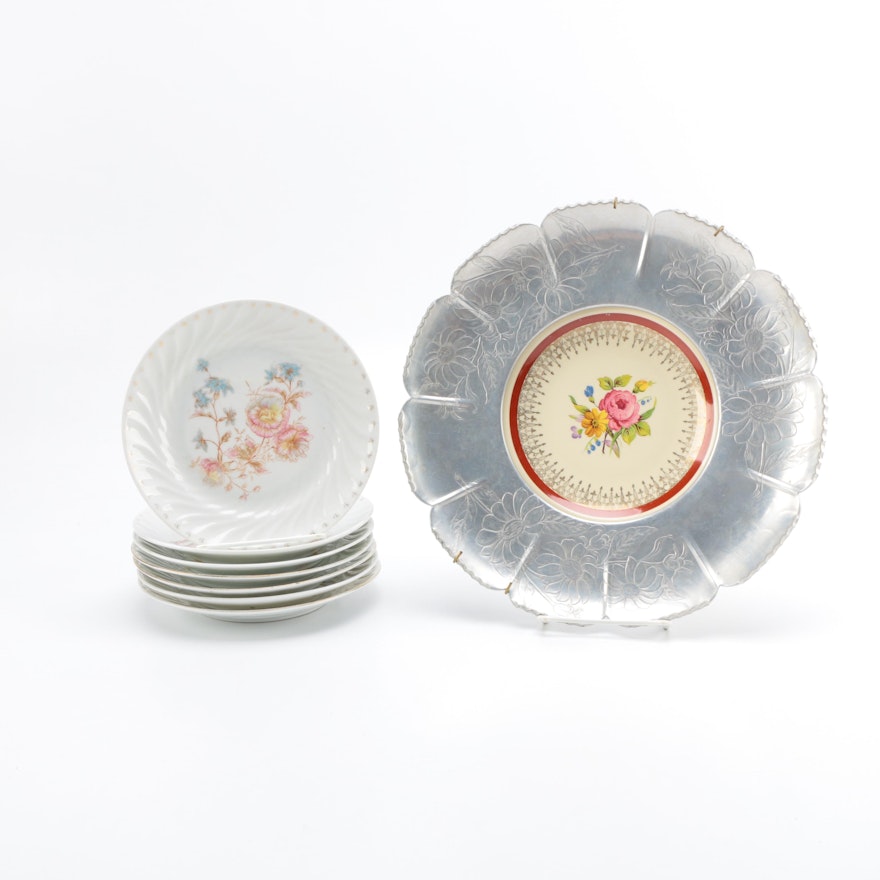 Assorted Plates and Plate holder