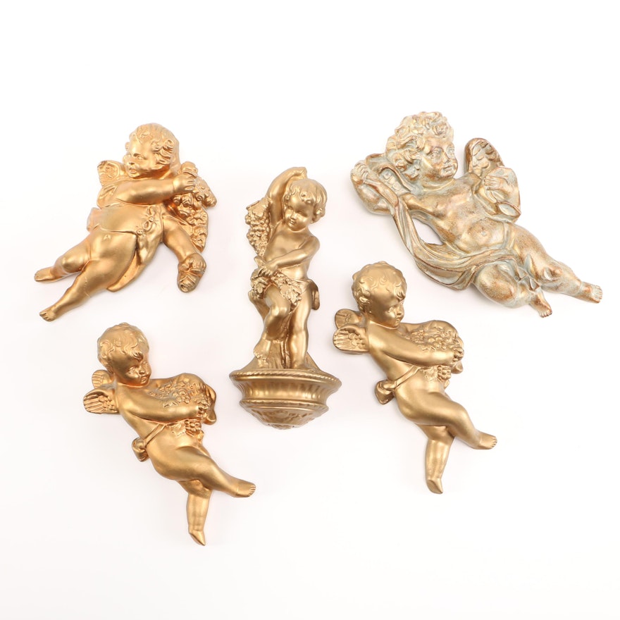 Cherub Wall Mount Decor