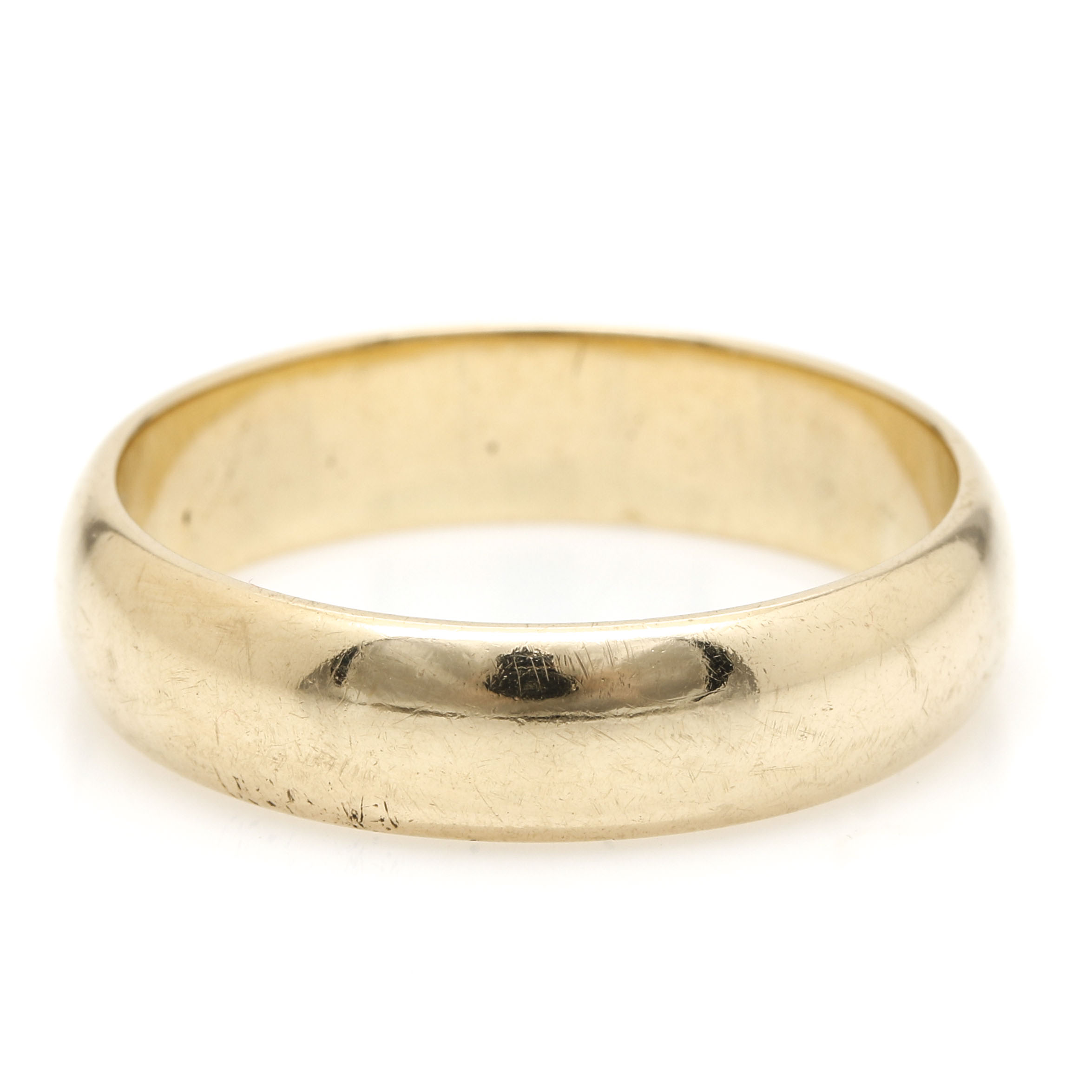 14K Yellow Gold Ring Band