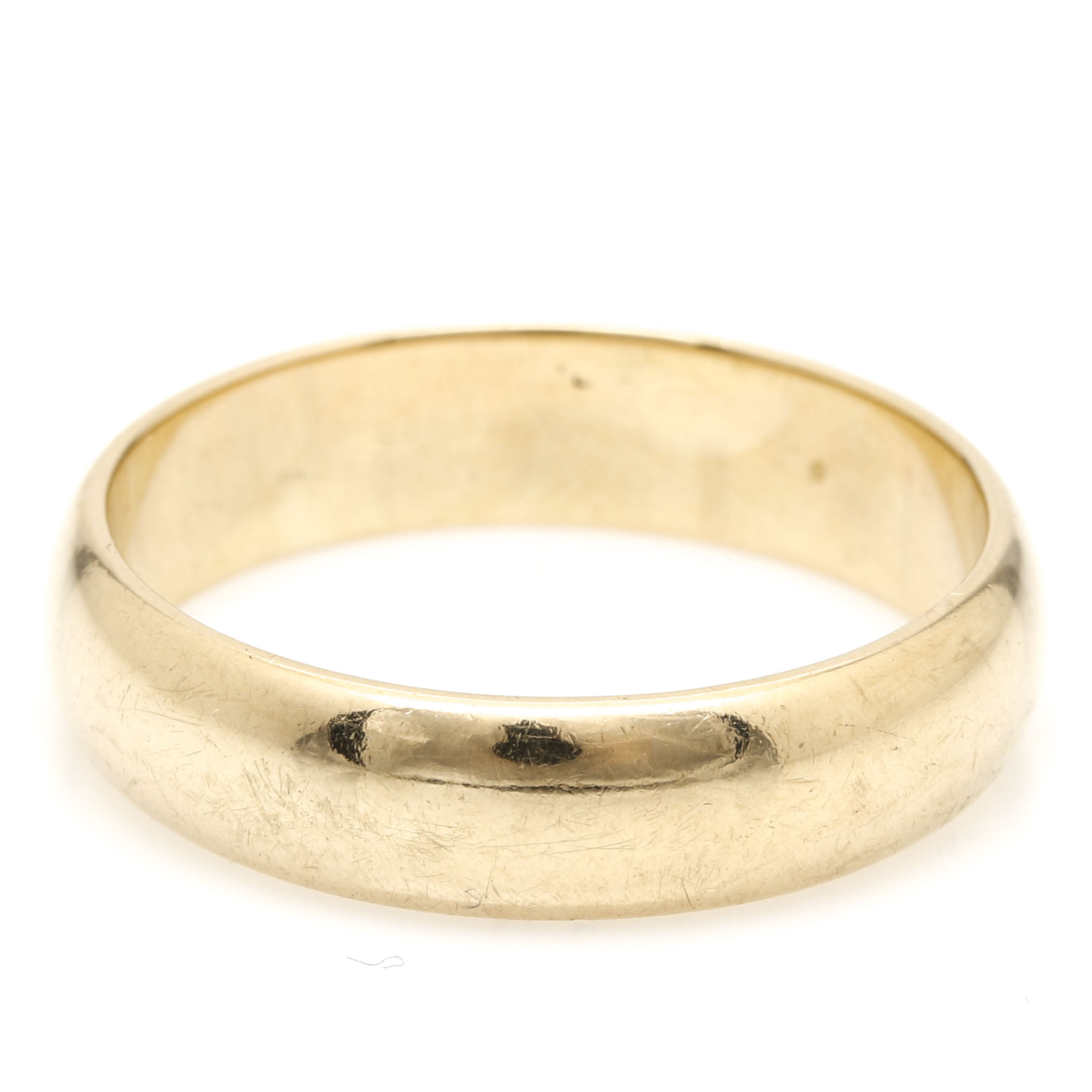 14K Yellow Gold Ring Band