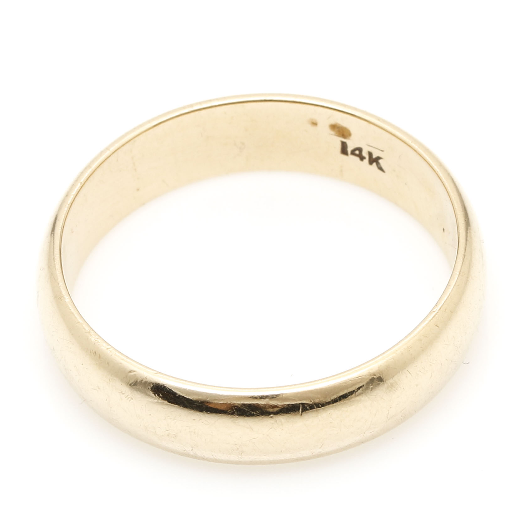 14K Yellow Gold Ring Band