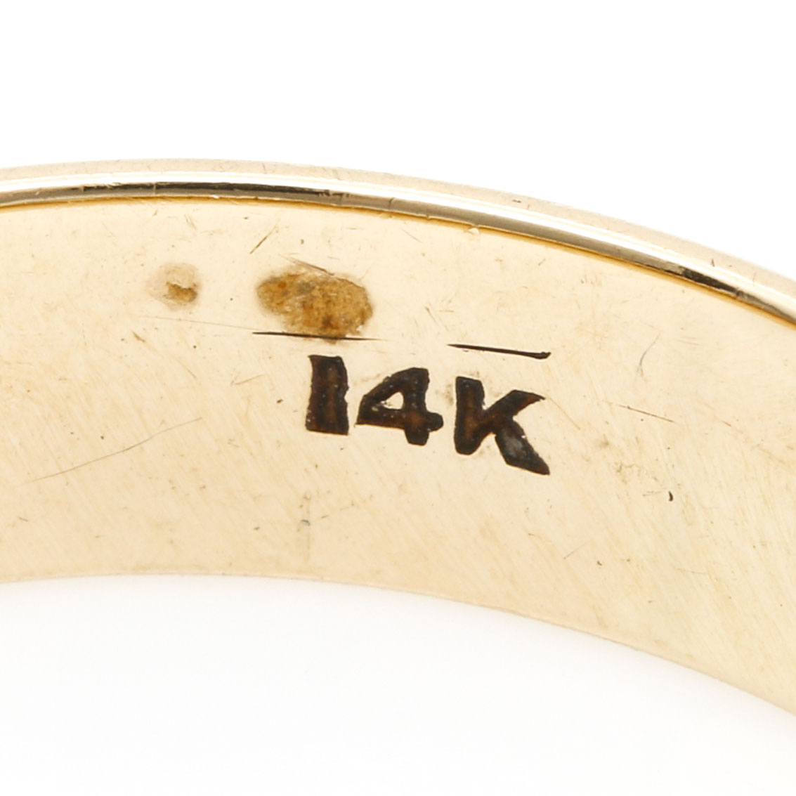 14K Yellow Gold Ring Band