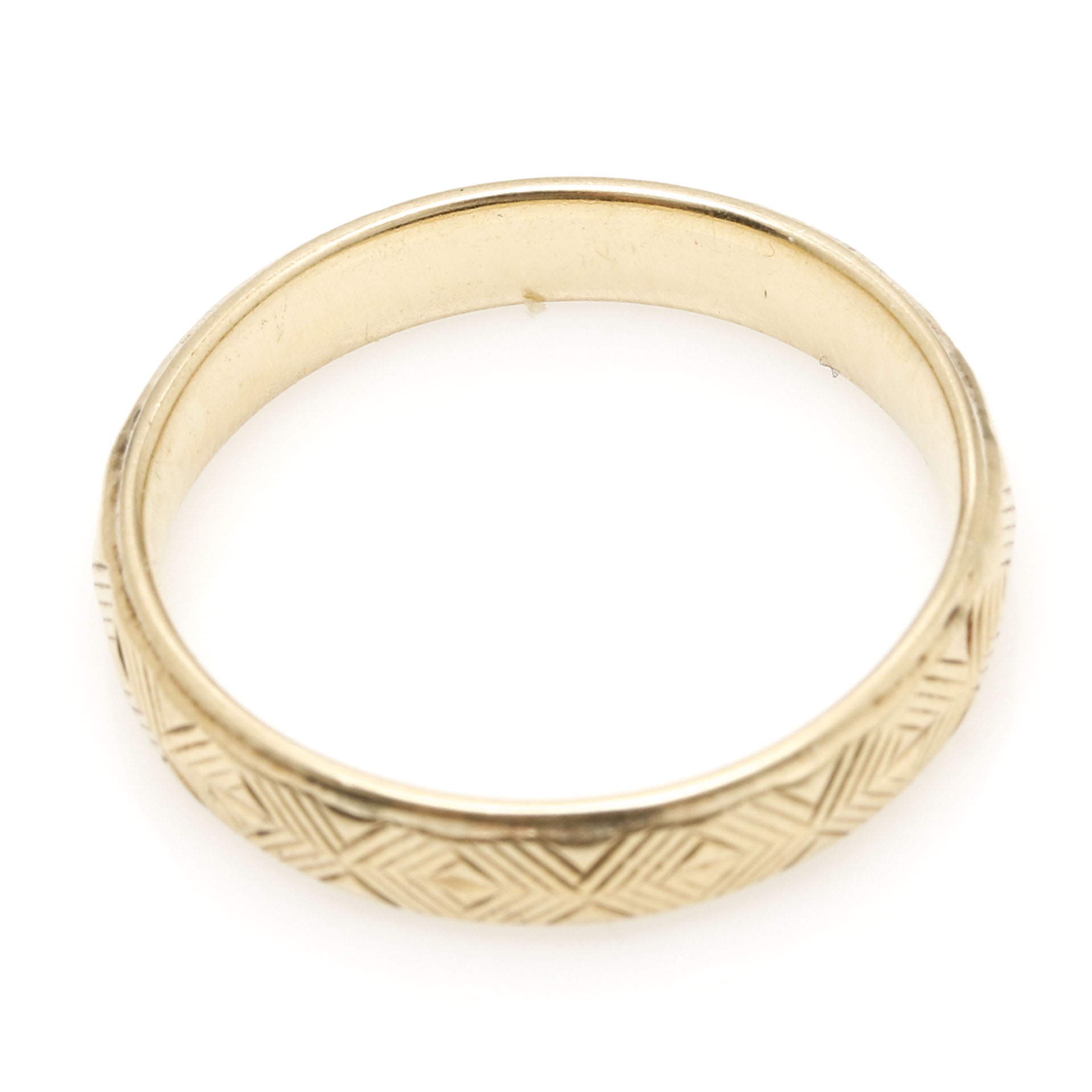 14K Yellow Gold Band