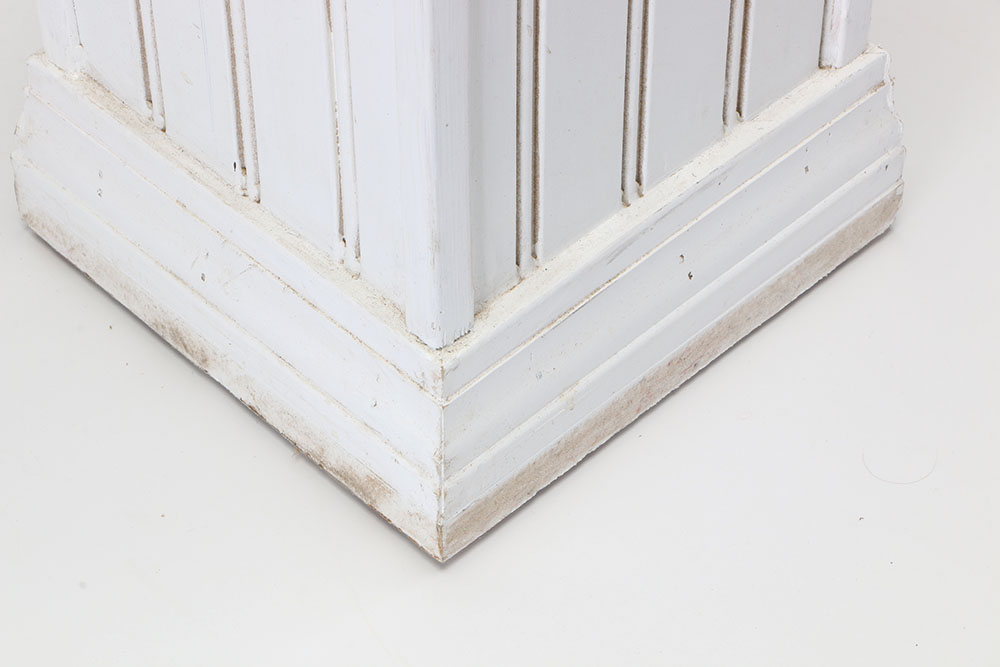 Mahogany Side Table by Maitland-Smith With Umbrella Stands