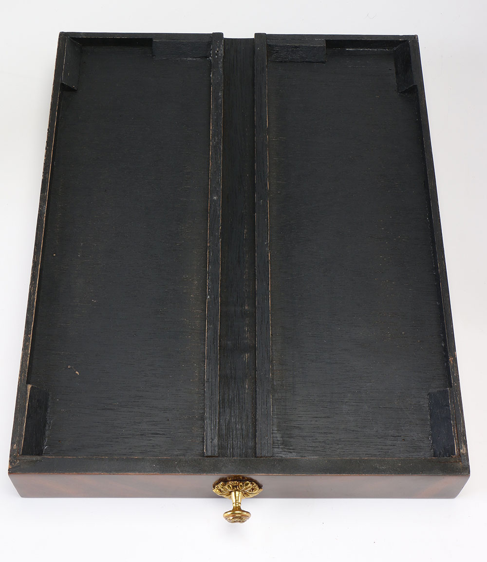 Mahogany Side Table by Maitland-Smith With Umbrella Stands