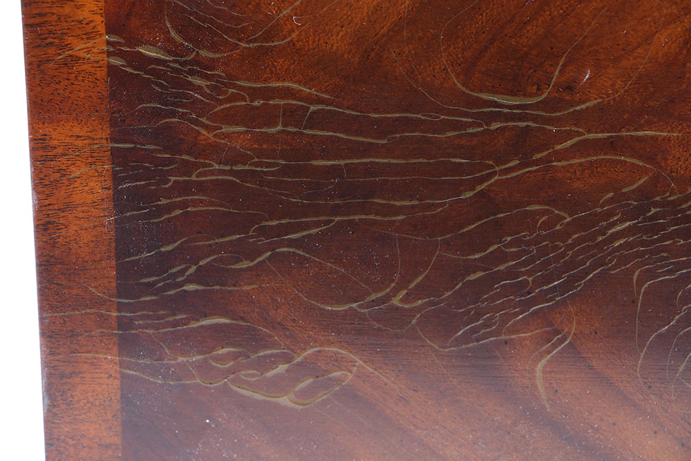 Mahogany Side Table by Maitland-Smith With Umbrella Stands