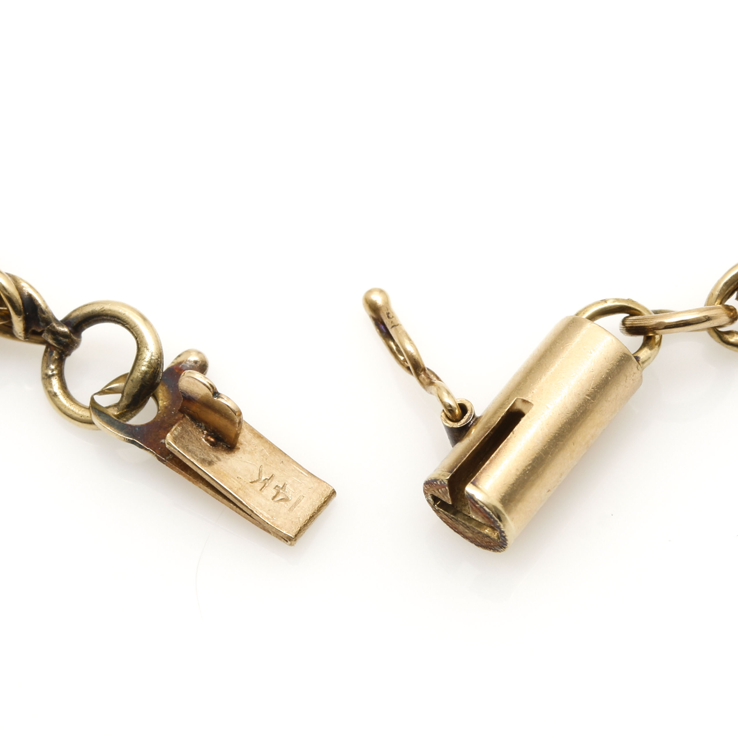 14K Yellow Gold Rope Chain Necklace