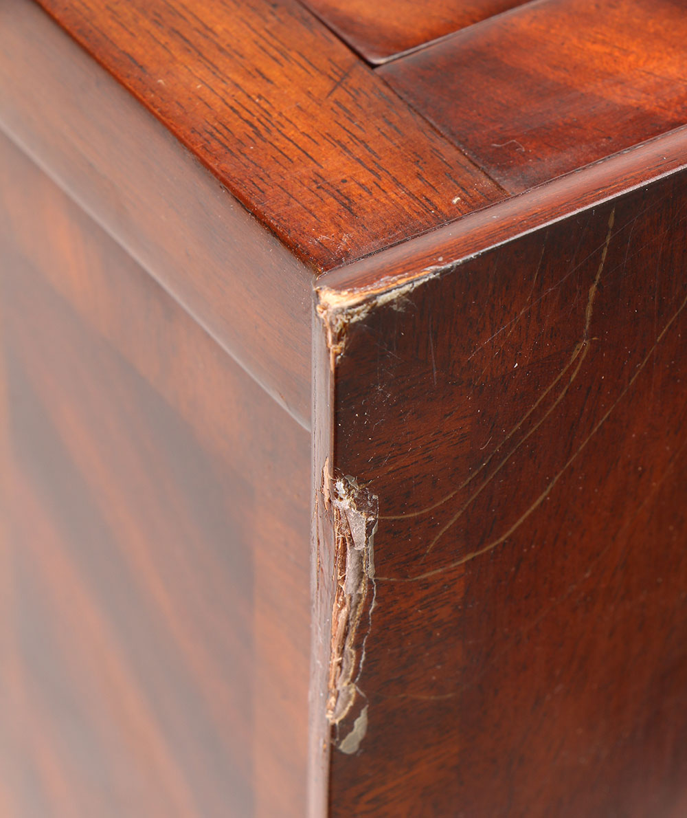 Mahogany Side Table by Maitland-Smith With Umbrella Stands