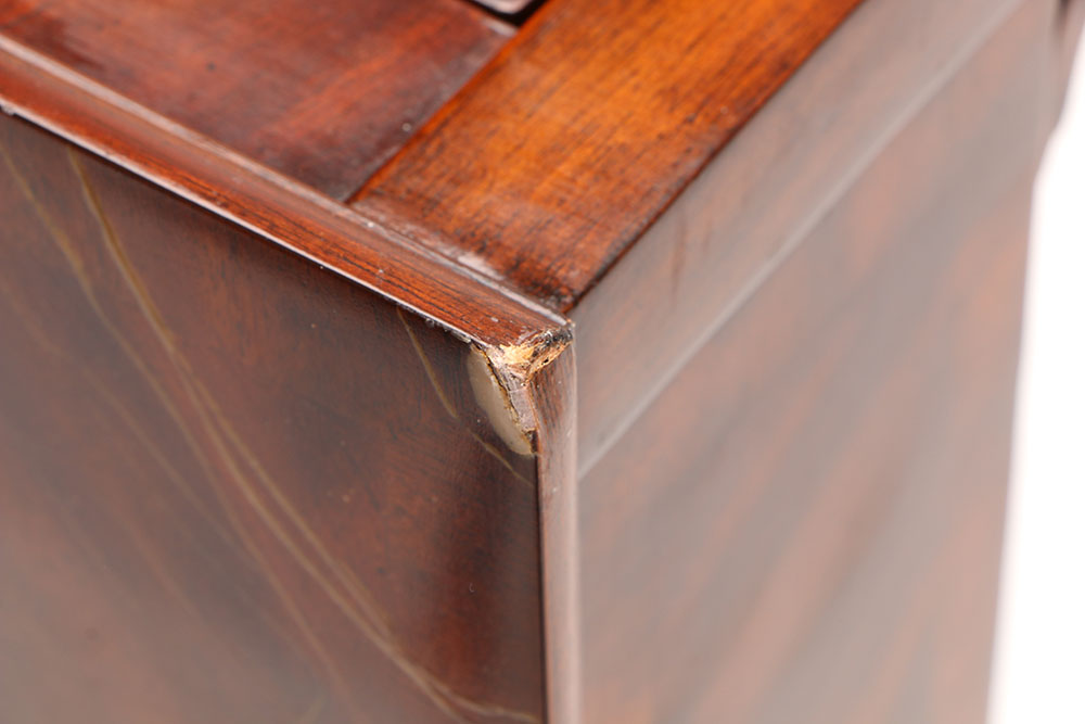 Mahogany Side Table by Maitland-Smith With Umbrella Stands