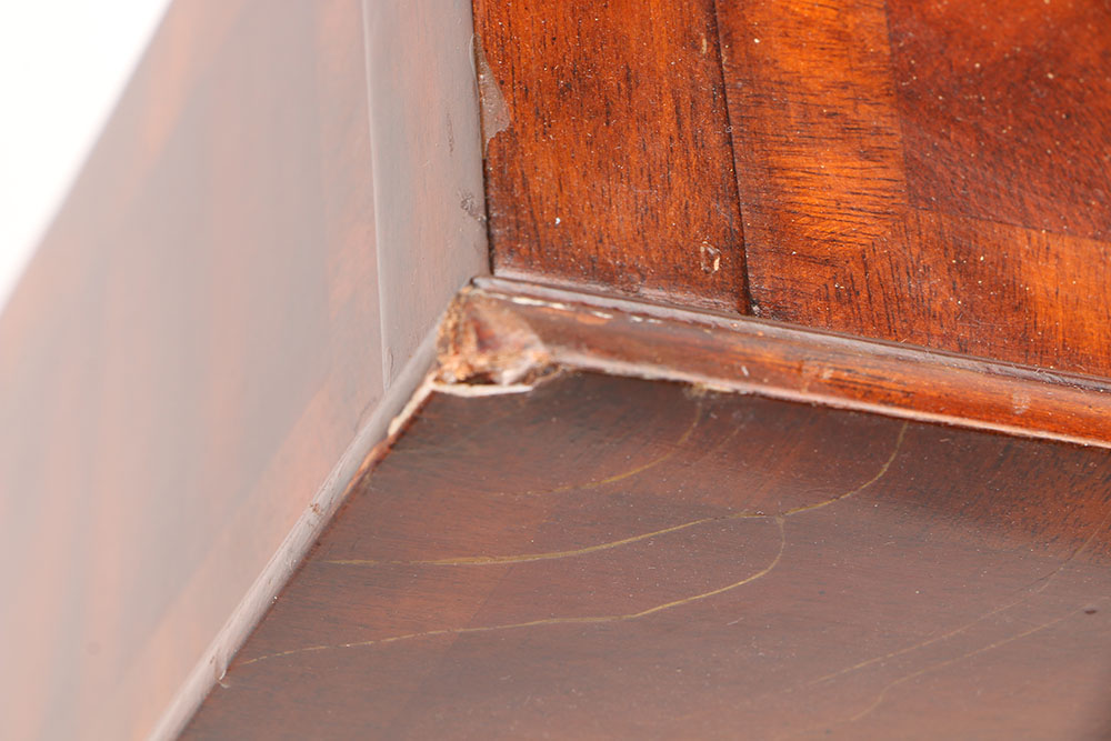 Mahogany Side Table by Maitland-Smith With Umbrella Stands