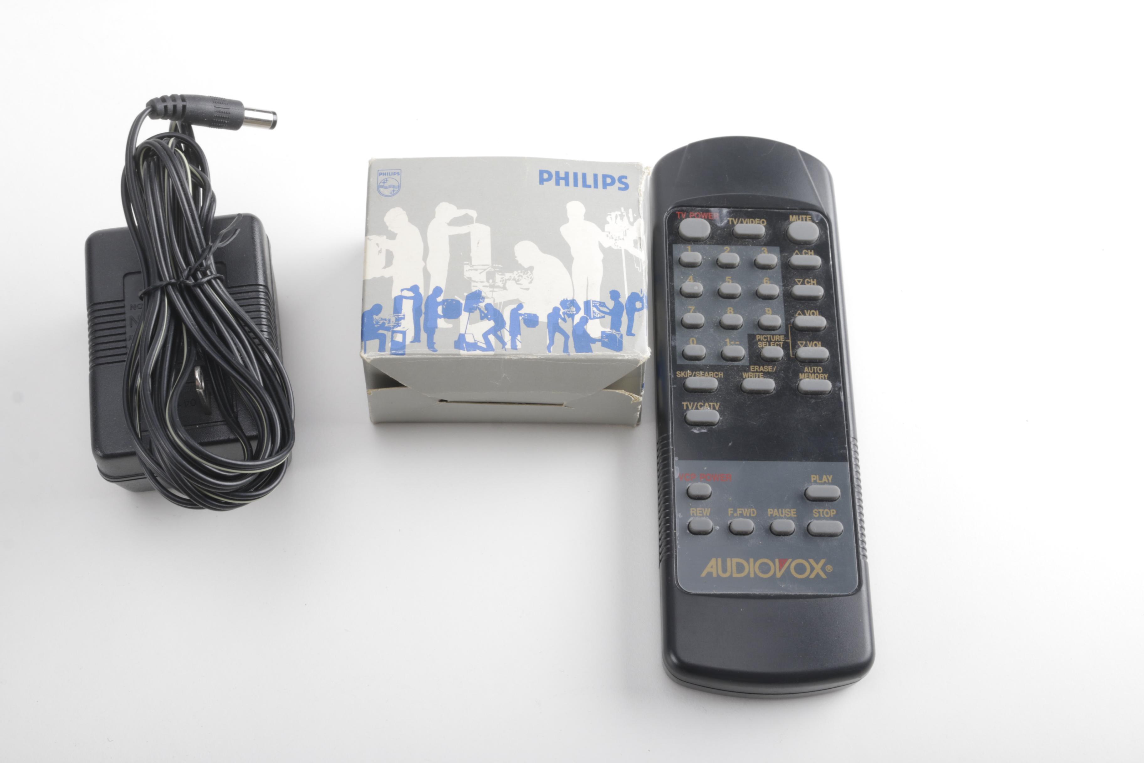 Audiovox AVP-6750M VHS Player with CA Speakers