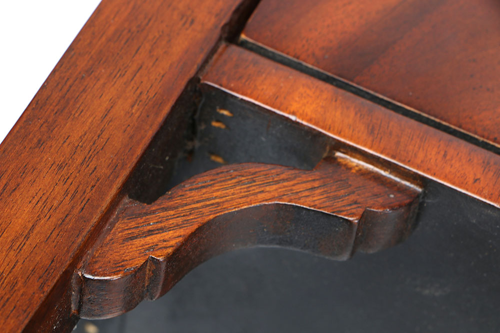 Mahogany Side Table by Maitland-Smith With Umbrella Stands