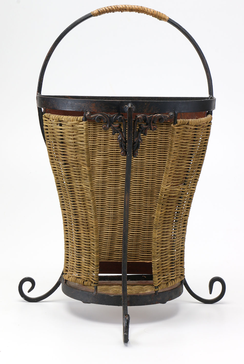 Mahogany Side Table by Maitland-Smith With Umbrella Stands