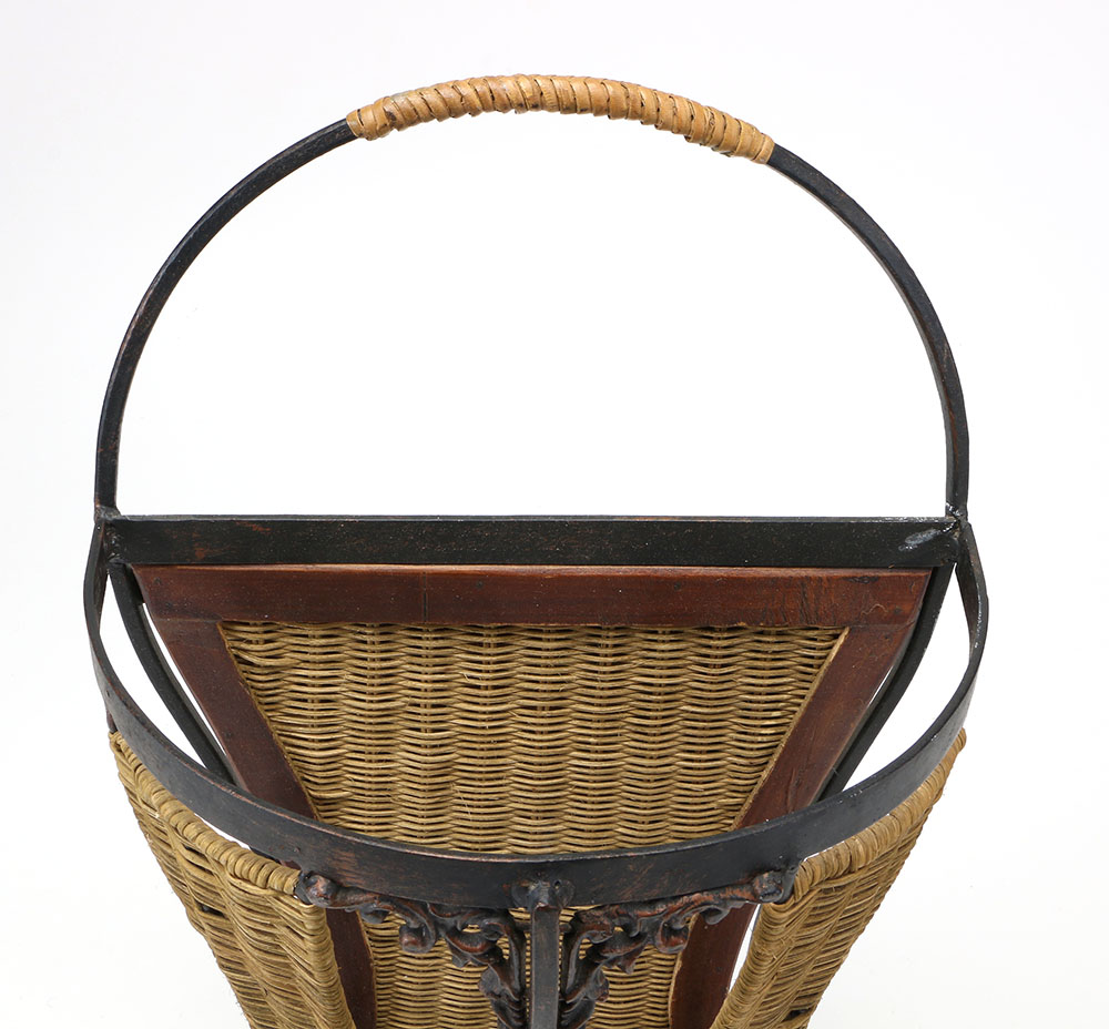 Mahogany Side Table by Maitland-Smith With Umbrella Stands