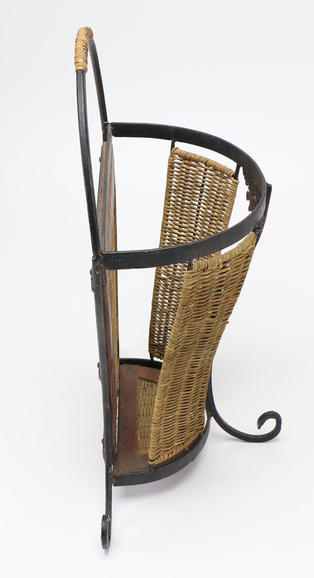 Mahogany Side Table by Maitland-Smith With Umbrella Stands