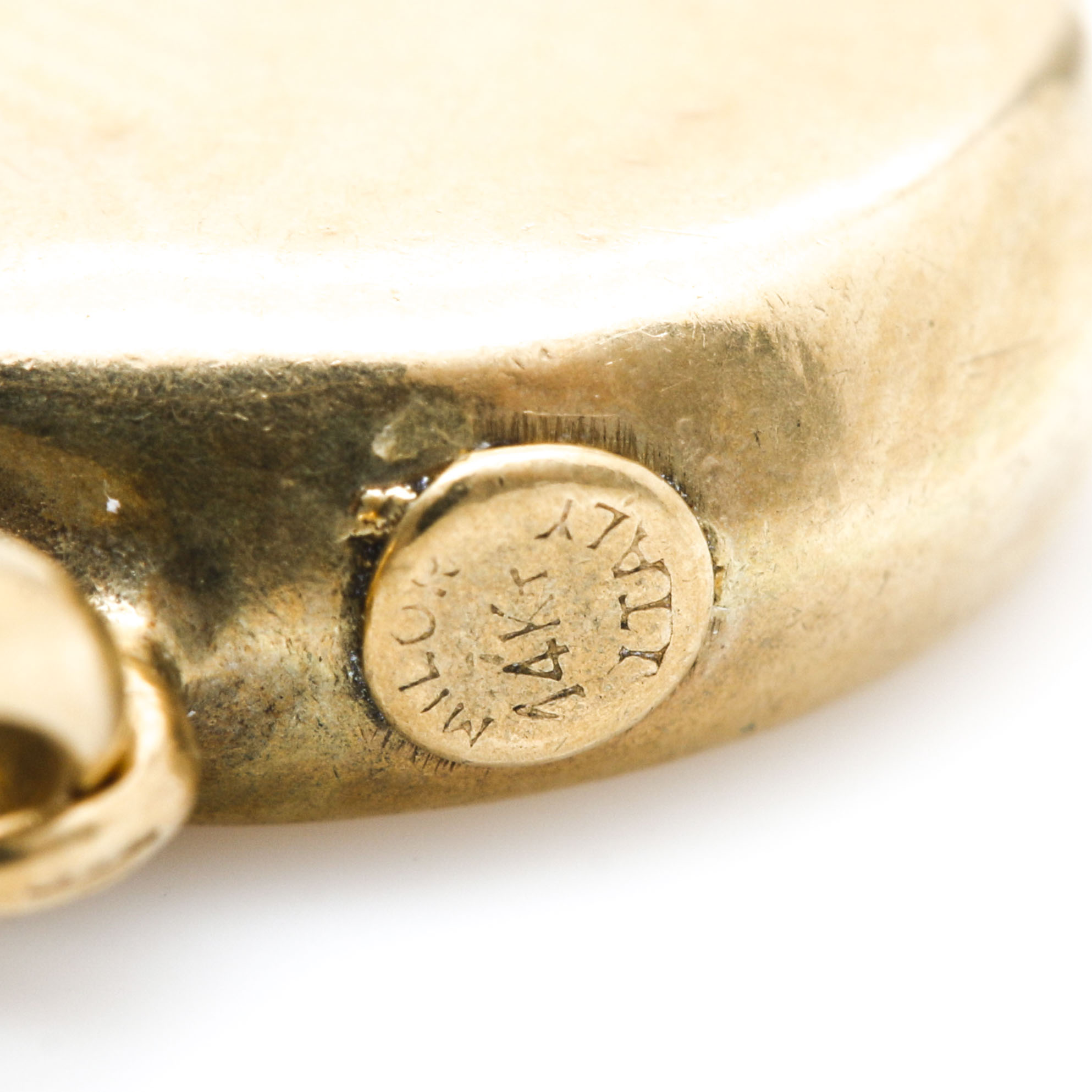 Milor Italy 14K Yellow Gold Heart Pendant